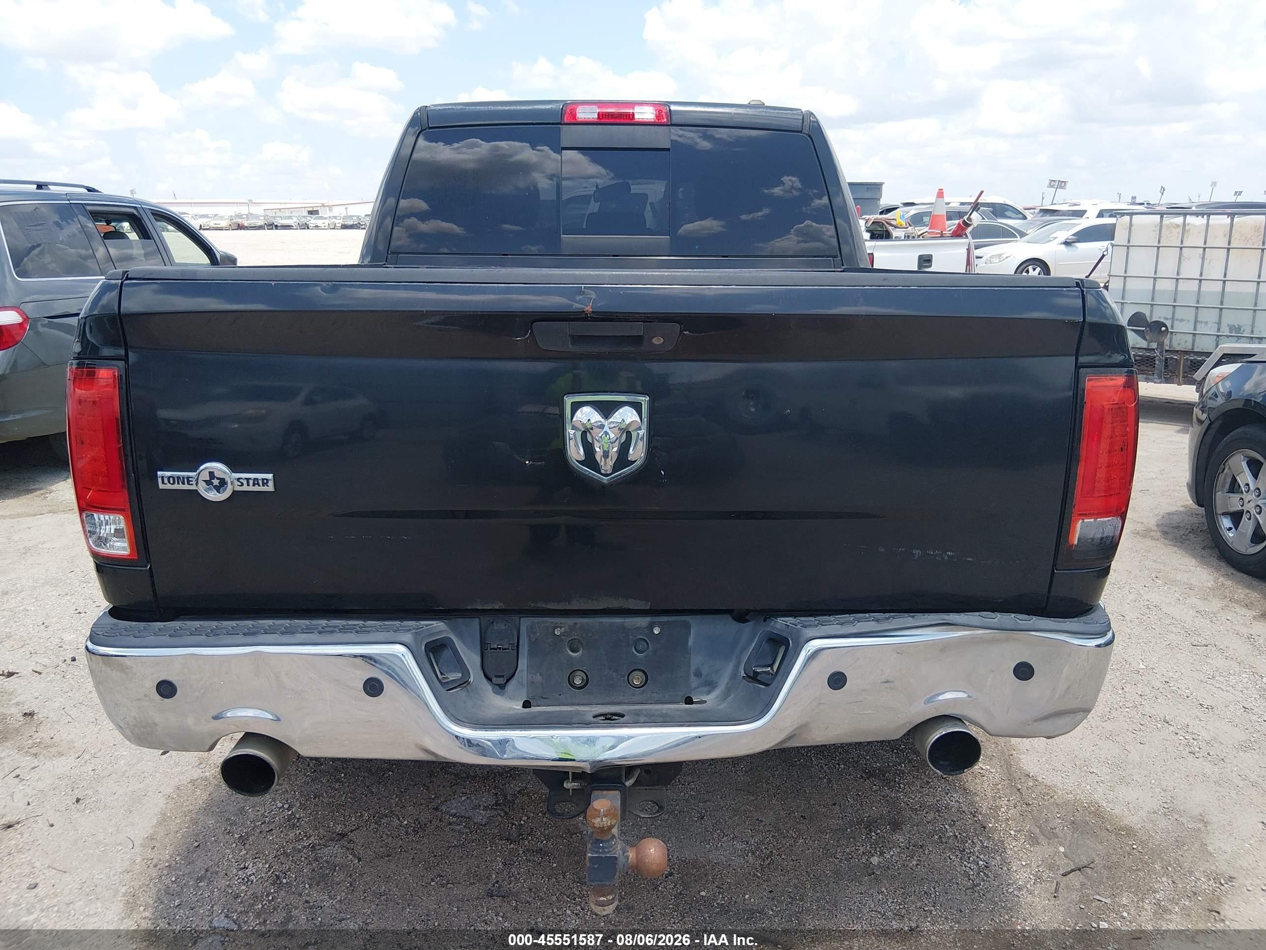 2011 Ram Ram 1500 Slt Black vin: 1D7RB1CTXBS526582