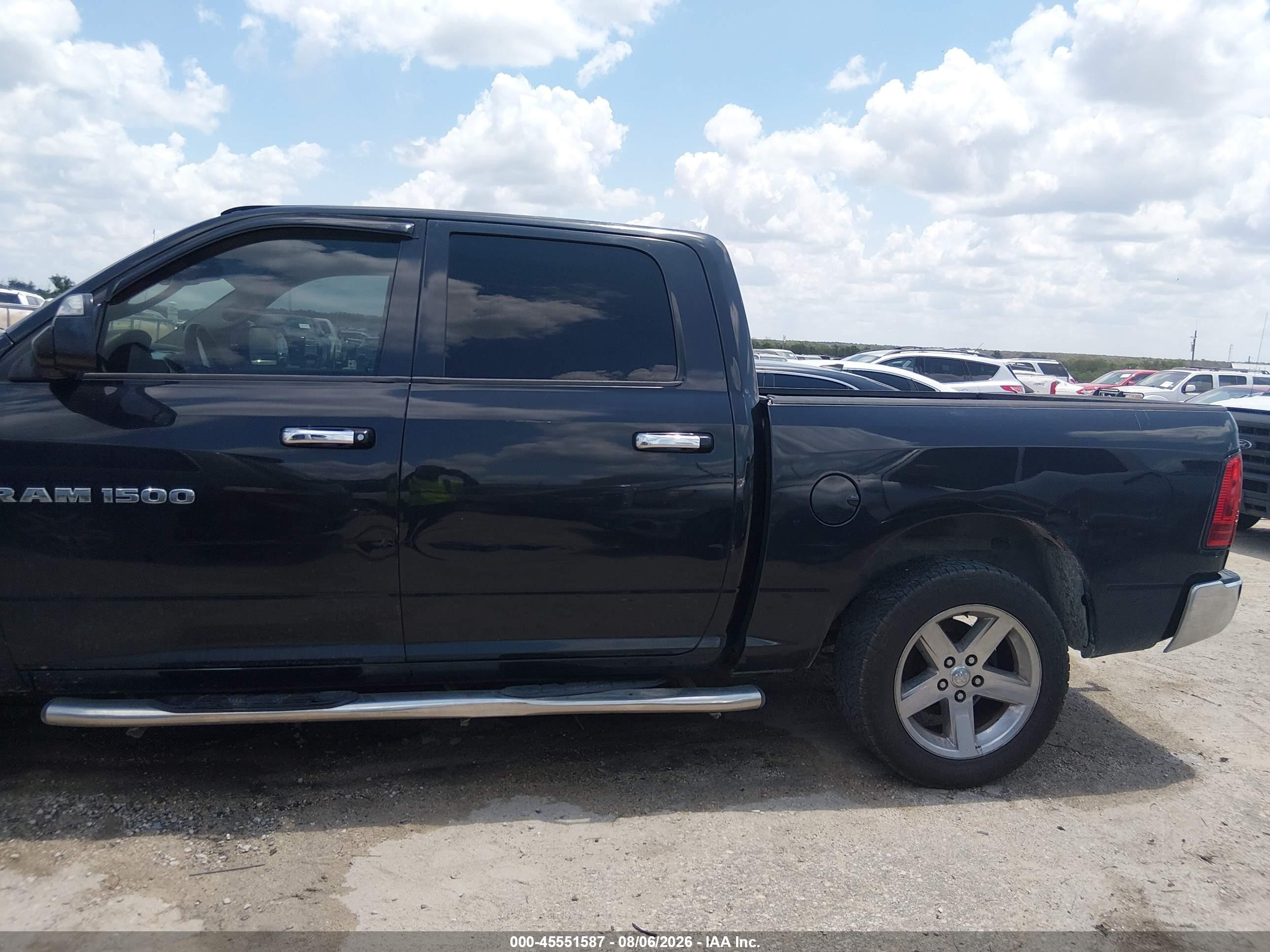 2011 Ram Ram 1500 Slt Black vin: 1D7RB1CTXBS526582