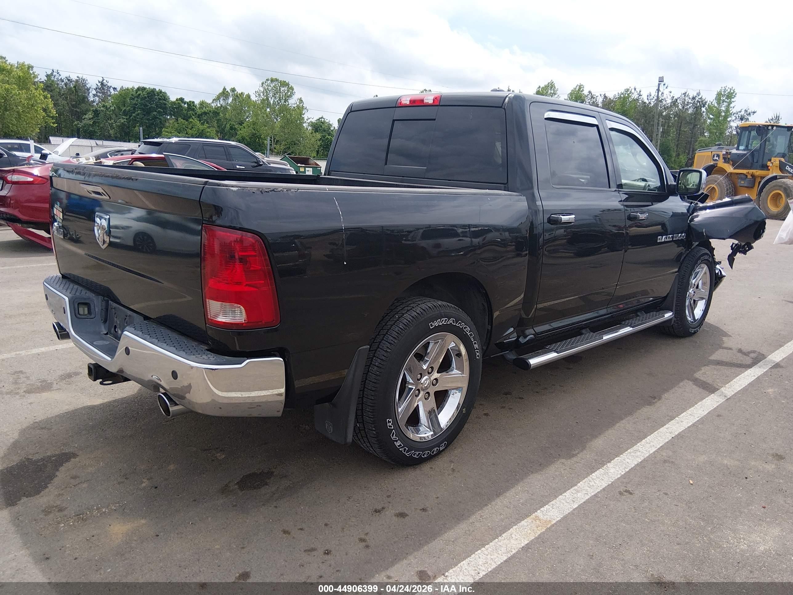 2011 Ram Ram 1500 Slt Black vin: 1D7RB1CTXBS570212