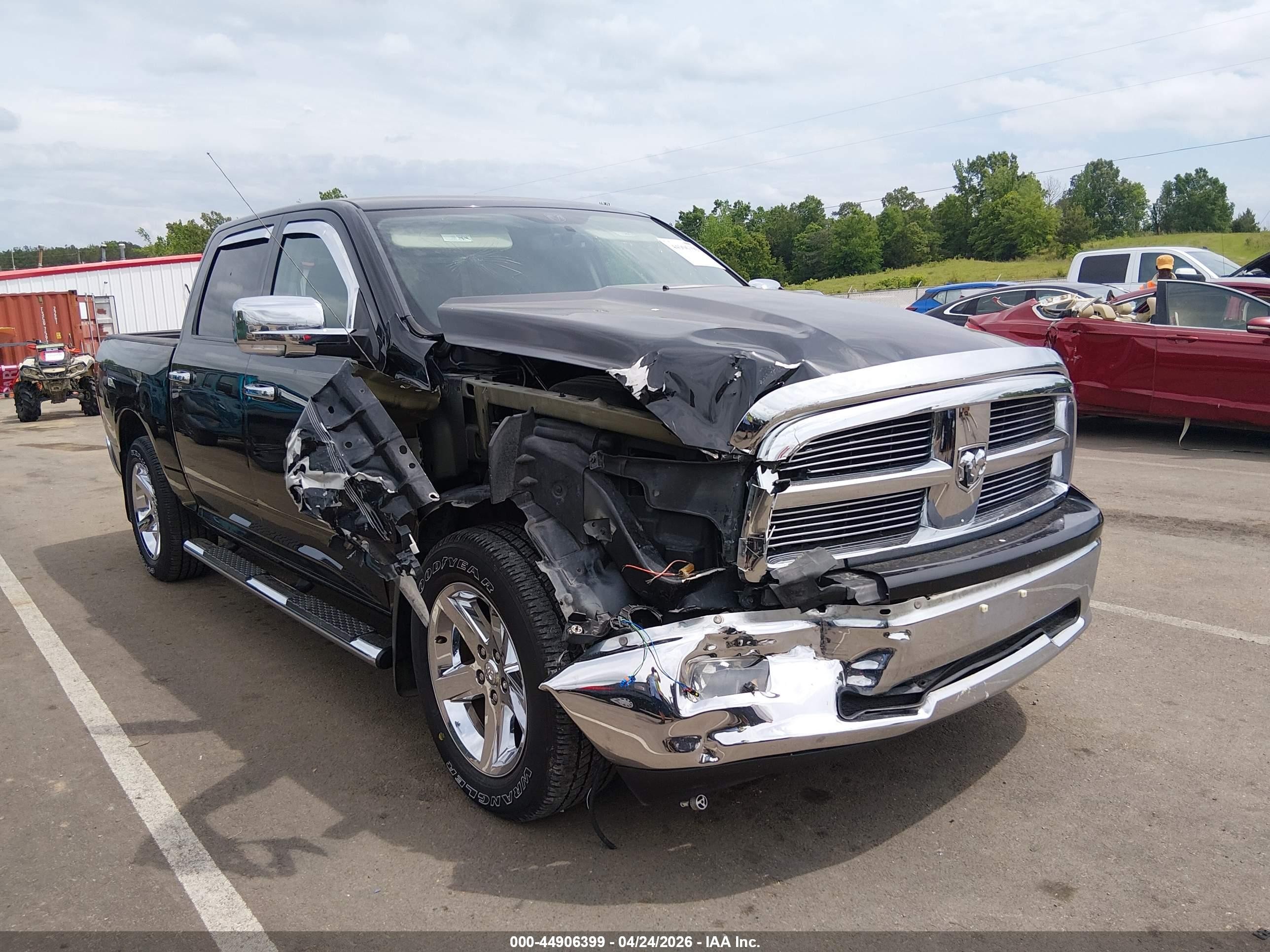 2011 Ram Ram 1500 Slt Black vin: 1D7RB1CTXBS570212