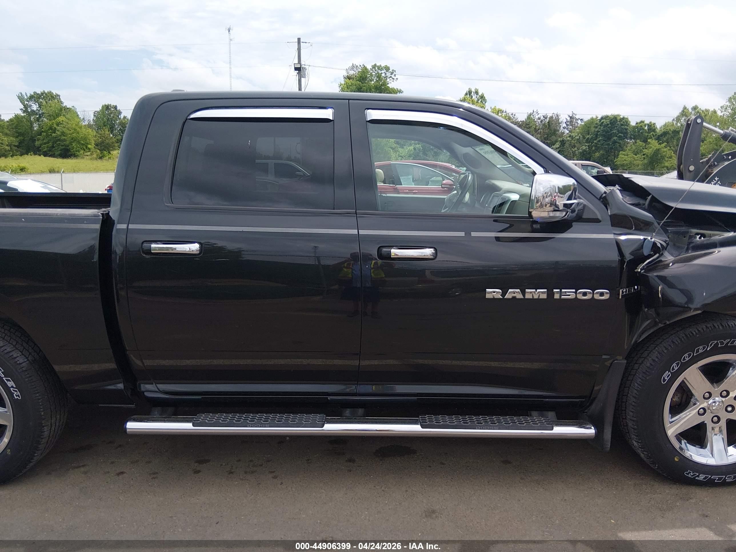 2011 Ram Ram 1500 Slt Black vin: 1D7RB1CTXBS570212