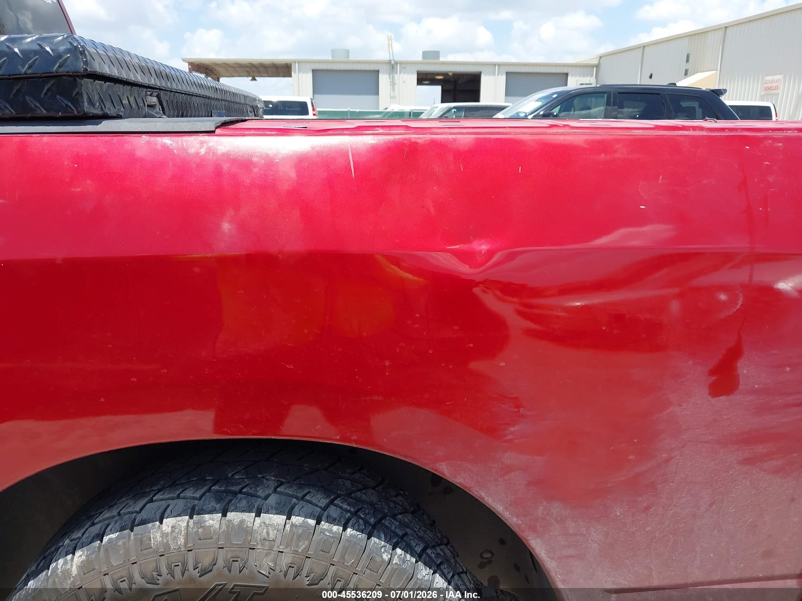2011 Ram Ram 1500 Slt Красный vin: 1D7RB1CTXBS663523