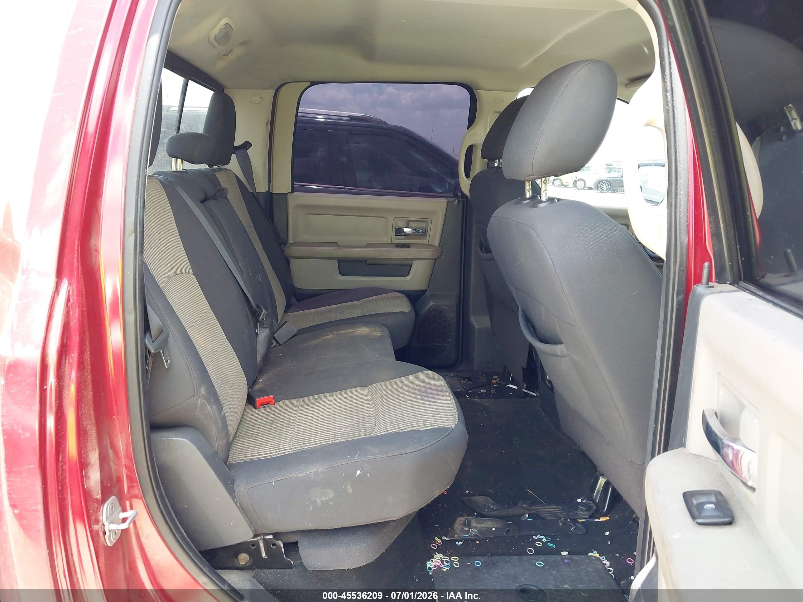 2011 Ram Ram 1500 Slt Красный vin: 1D7RB1CTXBS663523