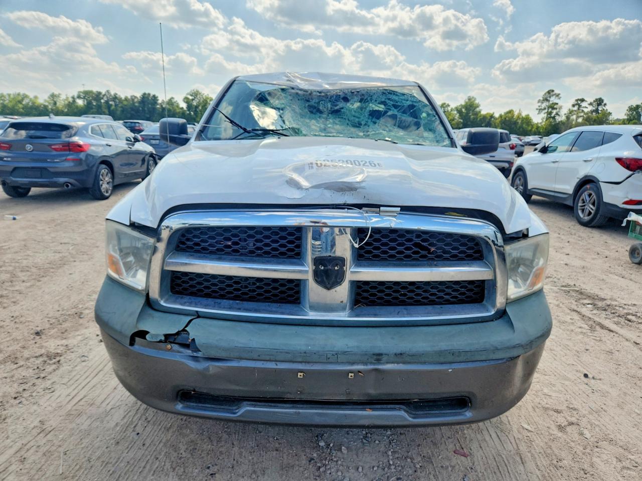 2010 Dodge Ram 1500 White vin: 1D7RB1GK4AS121849