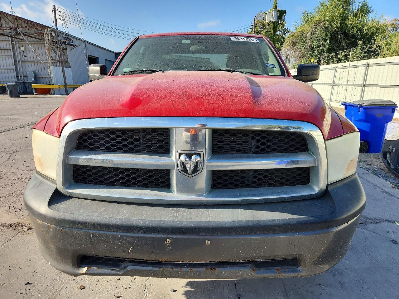 2010 Dodge Ram 1500 Red vin: 1D7RB1GK5AS214590