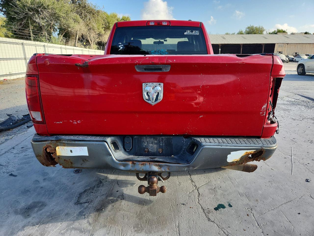 2010 Dodge Ram 1500 Red vin: 1D7RB1GK5AS214590