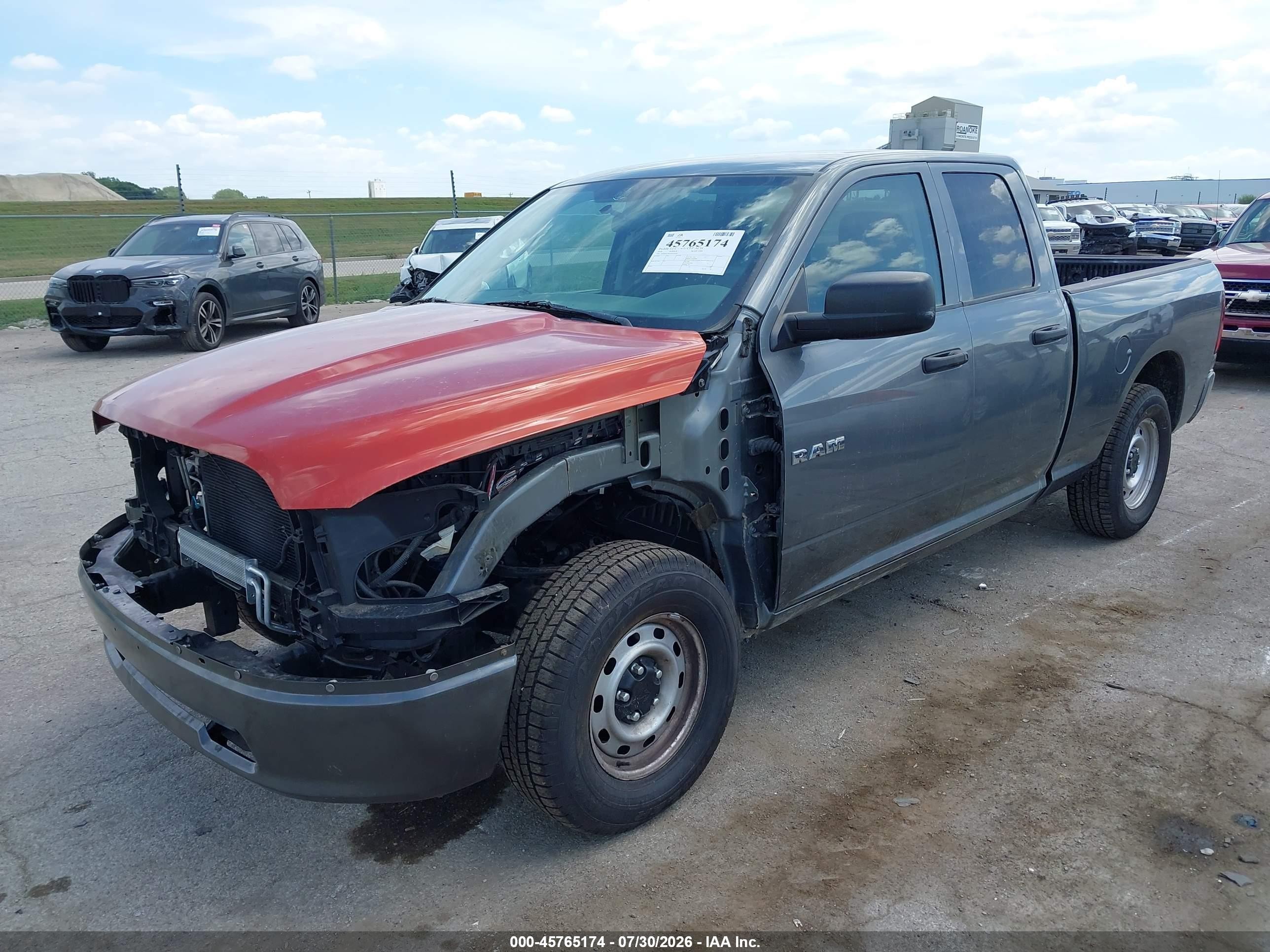 2010 Dodge Ram 1500 St Gray vin: 1D7RB1GK6AS221449