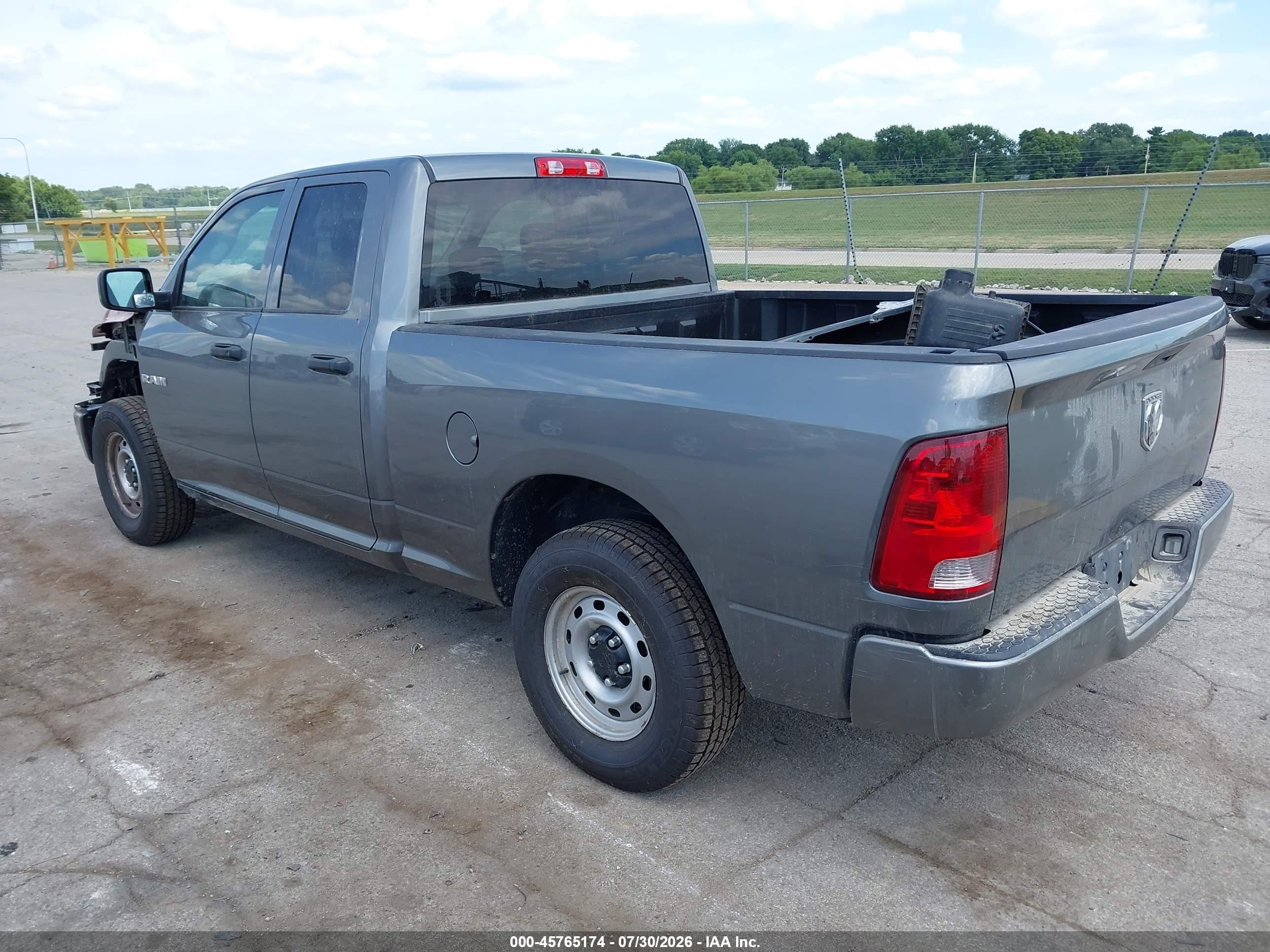 2010 Dodge Ram 1500 St Gray vin: 1D7RB1GK6AS221449