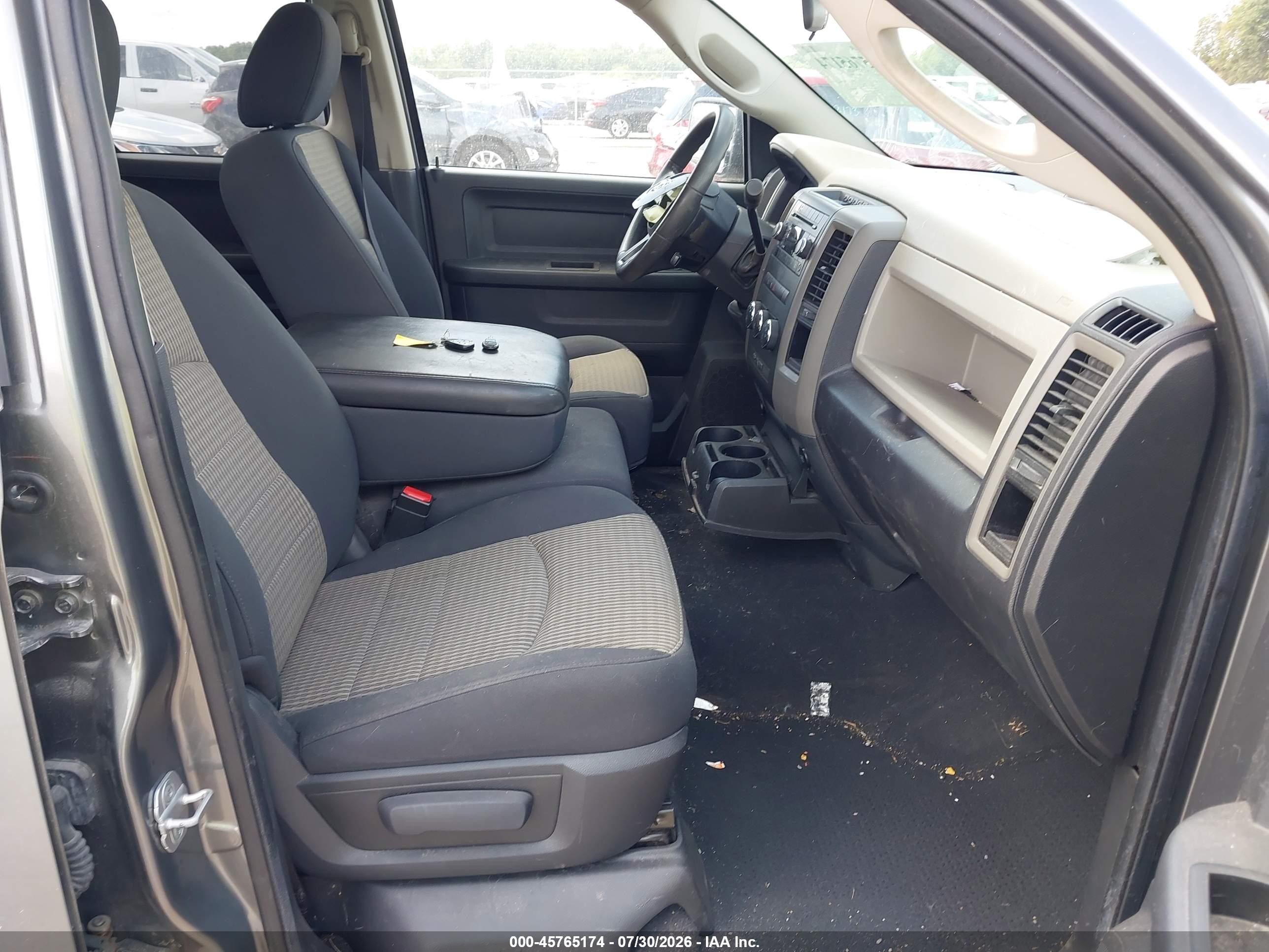 2010 Dodge Ram 1500 St Gray vin: 1D7RB1GK6AS221449