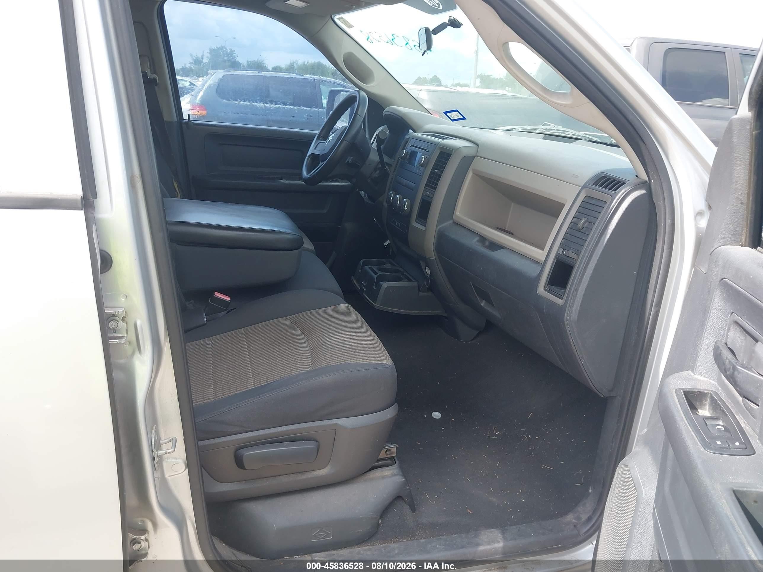 2010 Dodge Ram 1500 St Silver vin: 1D7RB1GK7AS118282