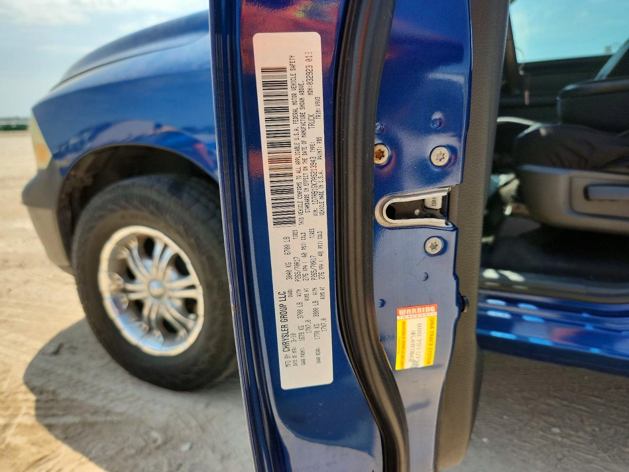 2010 Dodge Ram 1500 Синий vin: 1D7RB1GK7AS213943