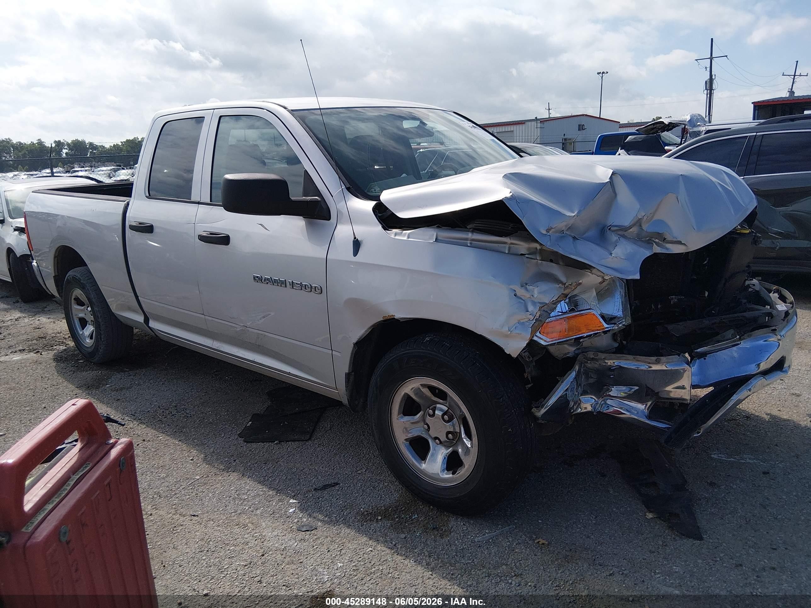 2011 Ram Ram 1500 St Silver vin: 1D7RB1GK7BS656868