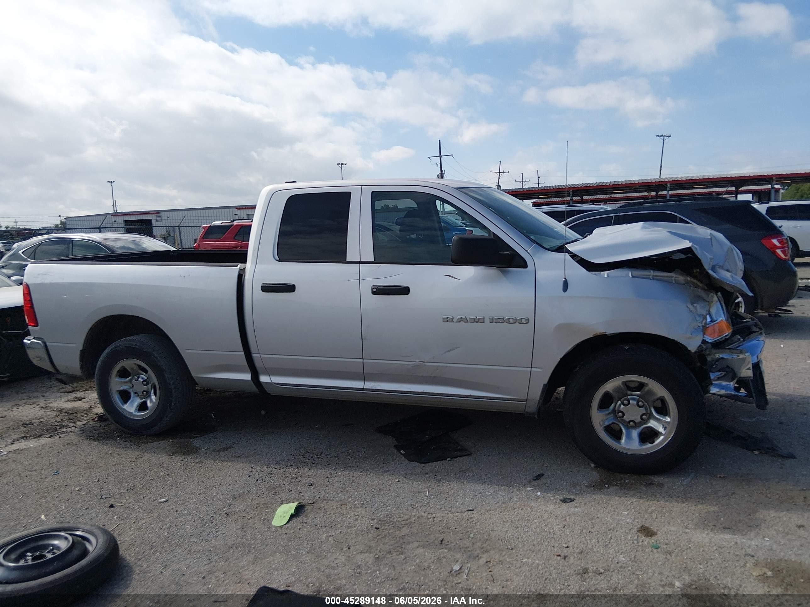 2011 Ram Ram 1500 St Silver vin: 1D7RB1GK7BS656868