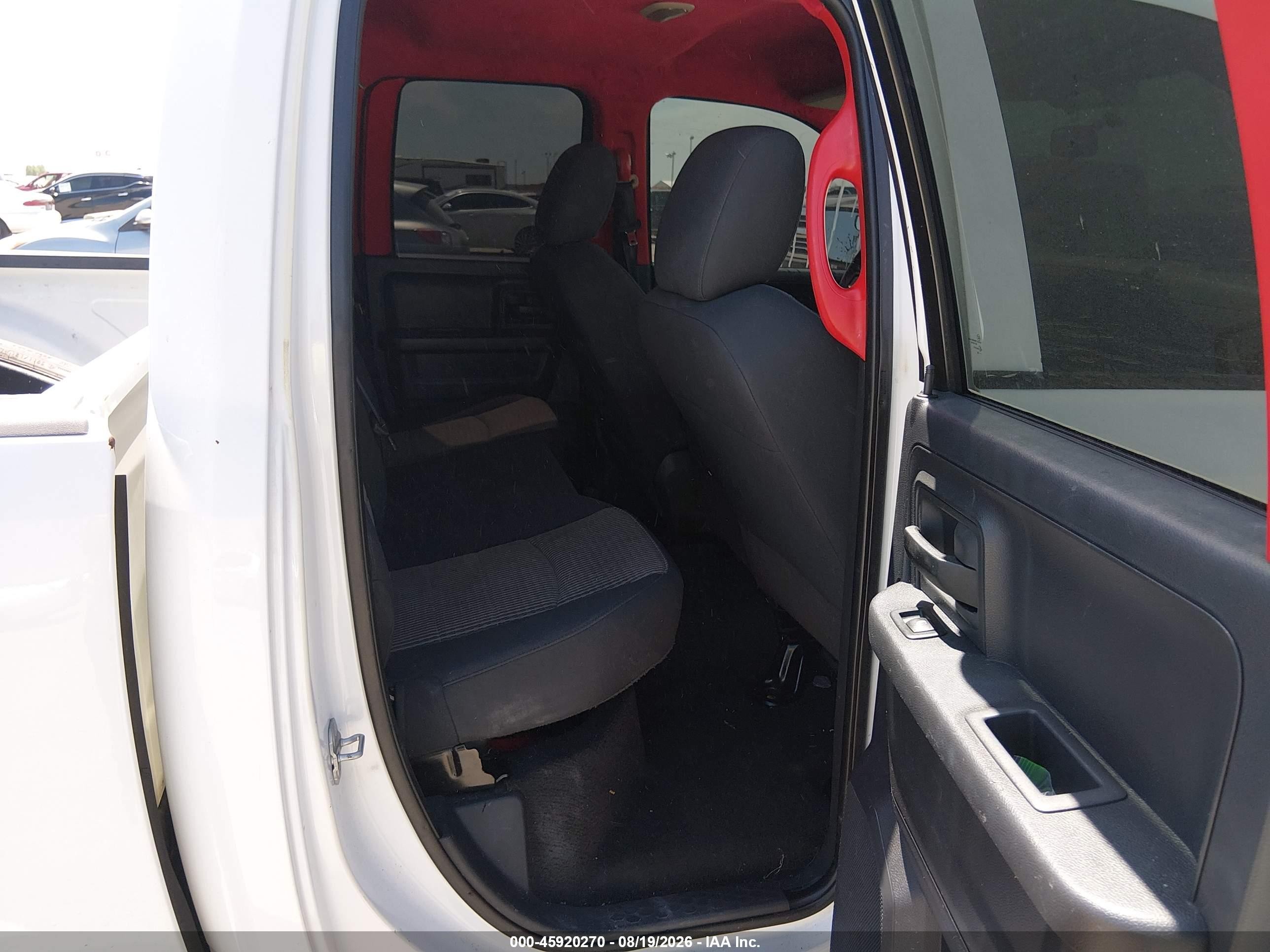 2010 Dodge Ram 1500 St White vin: 1D7RB1GK9AS179892