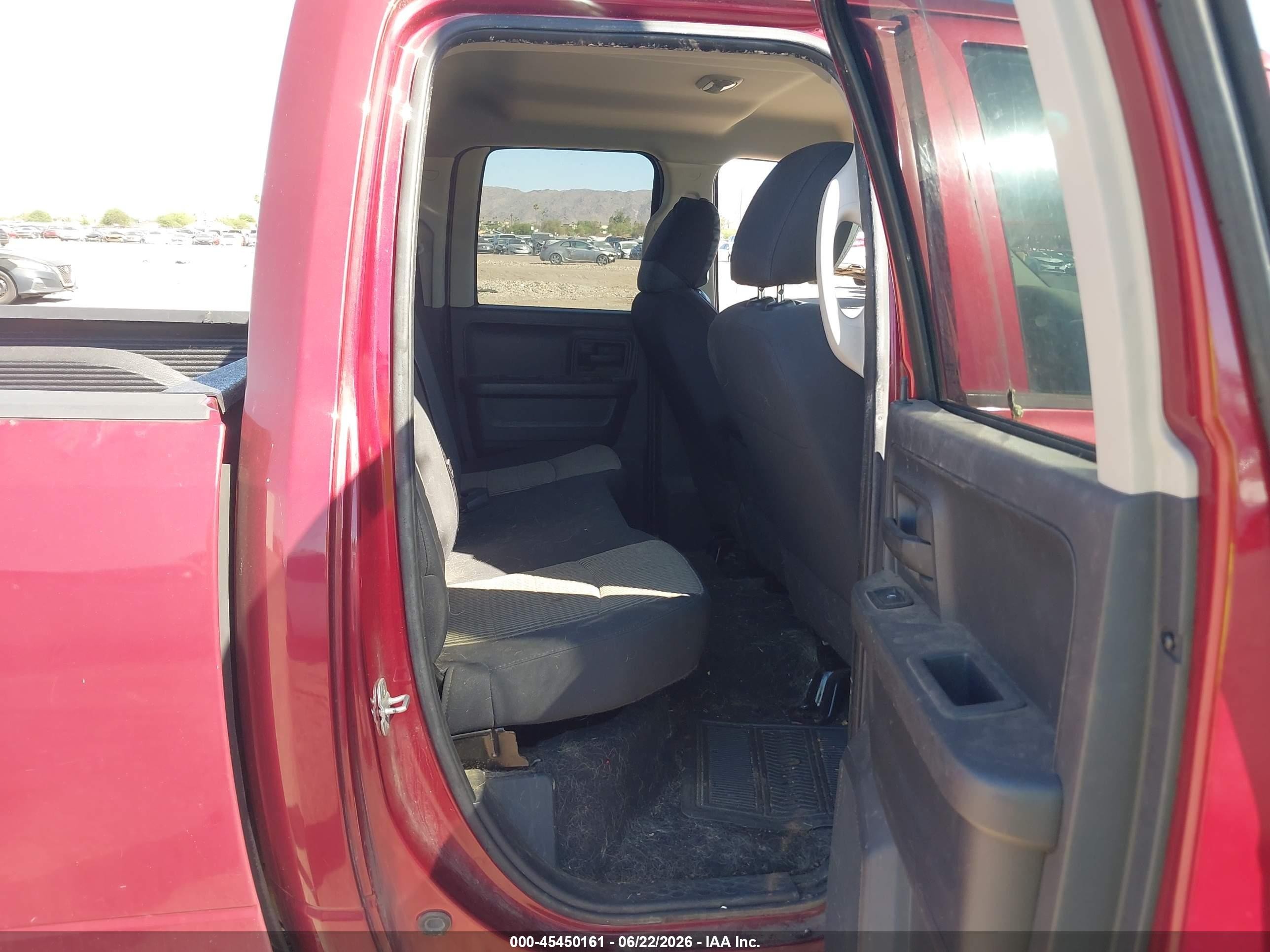 2011 Ram Ram 1500 St Burgundy vin: 1D7RB1GKXBS577985