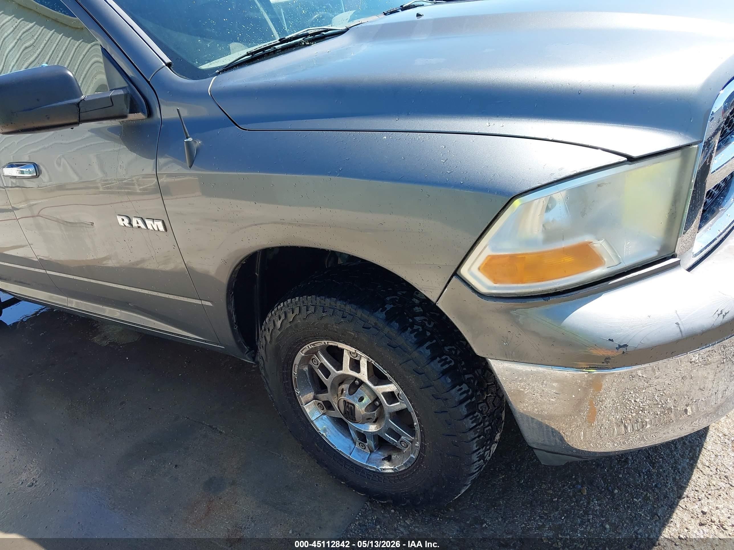 2010 Dodge Ram 1500 Slt/sport/trx Gray vin: 1D7RB1GP0AS100153