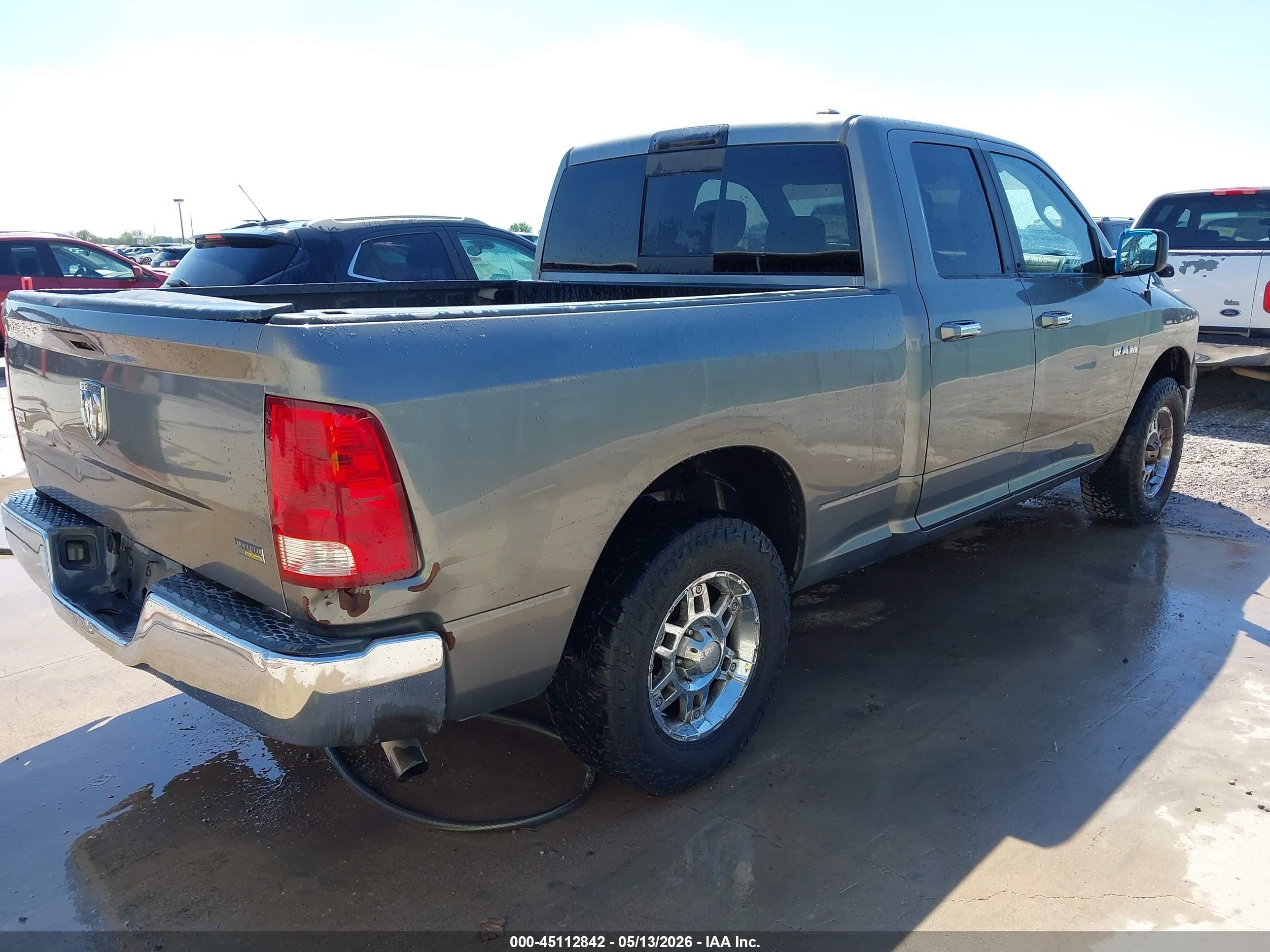 2010 Dodge Ram 1500 Slt/sport/trx Gray vin: 1D7RB1GP0AS100153
