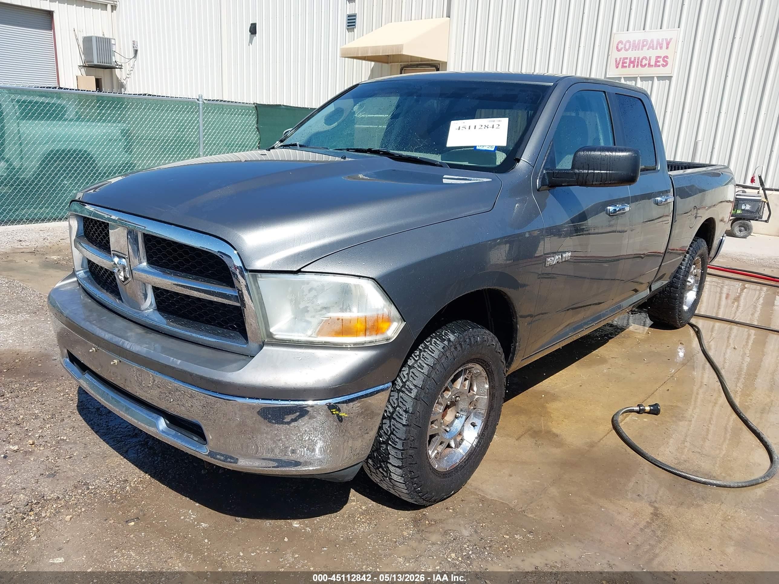 2010 Dodge Ram 1500 Slt/sport/trx Gray vin: 1D7RB1GP0AS100153