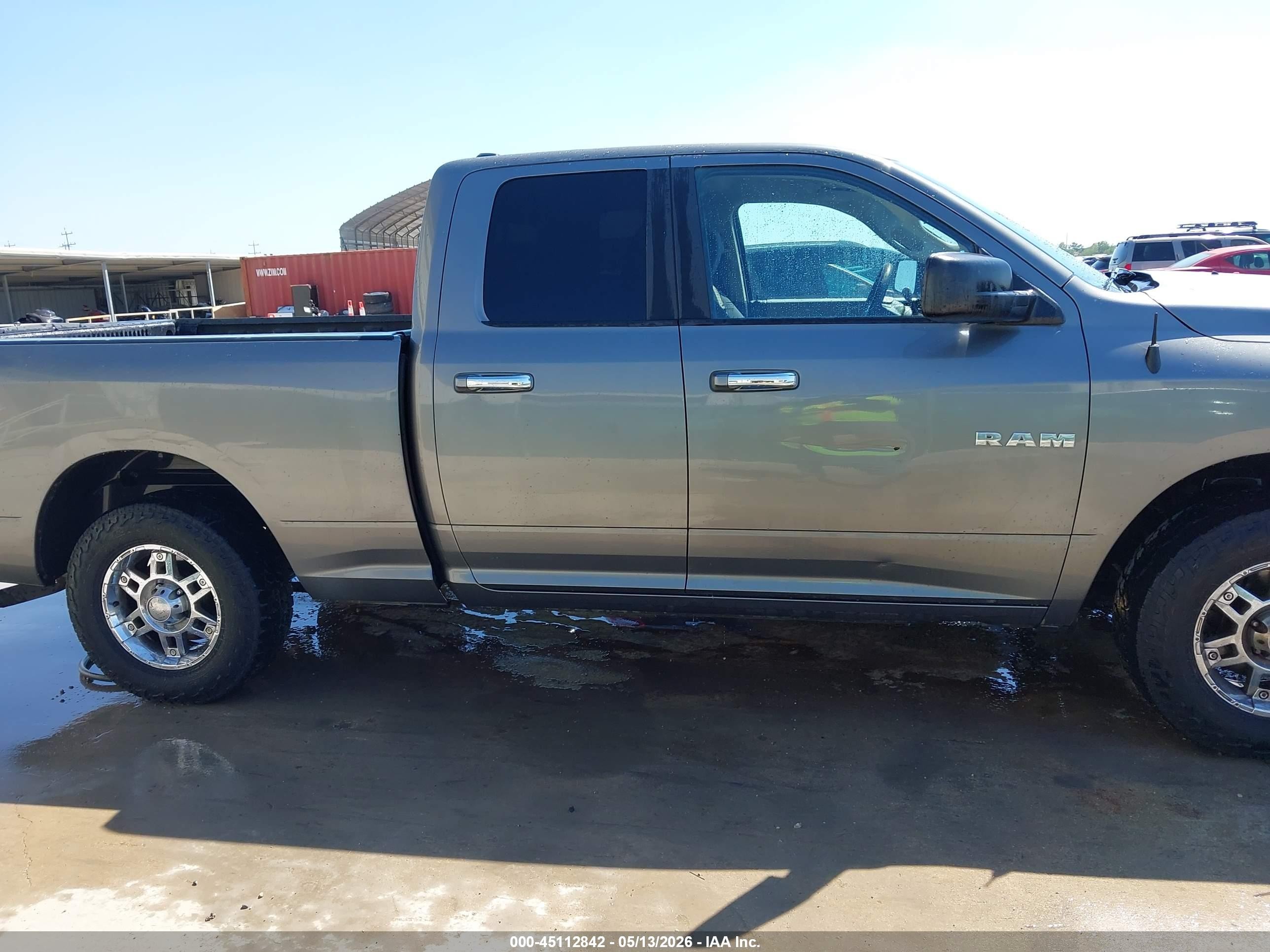 2010 Dodge Ram 1500 Slt/sport/trx Gray vin: 1D7RB1GP0AS100153