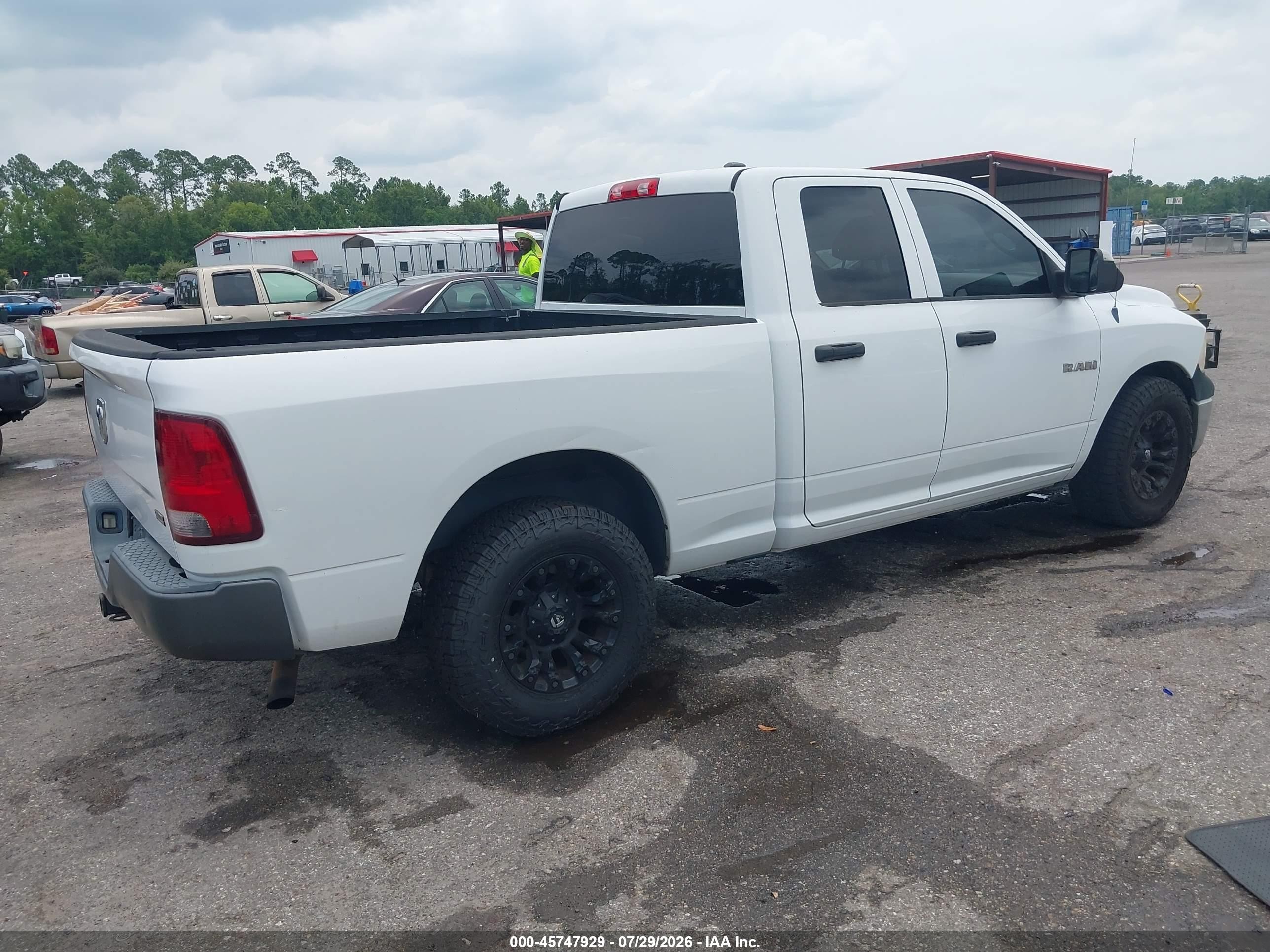 2010 Dodge Ram 1500 St Белый vin: 1D7RB1GP0AS160353