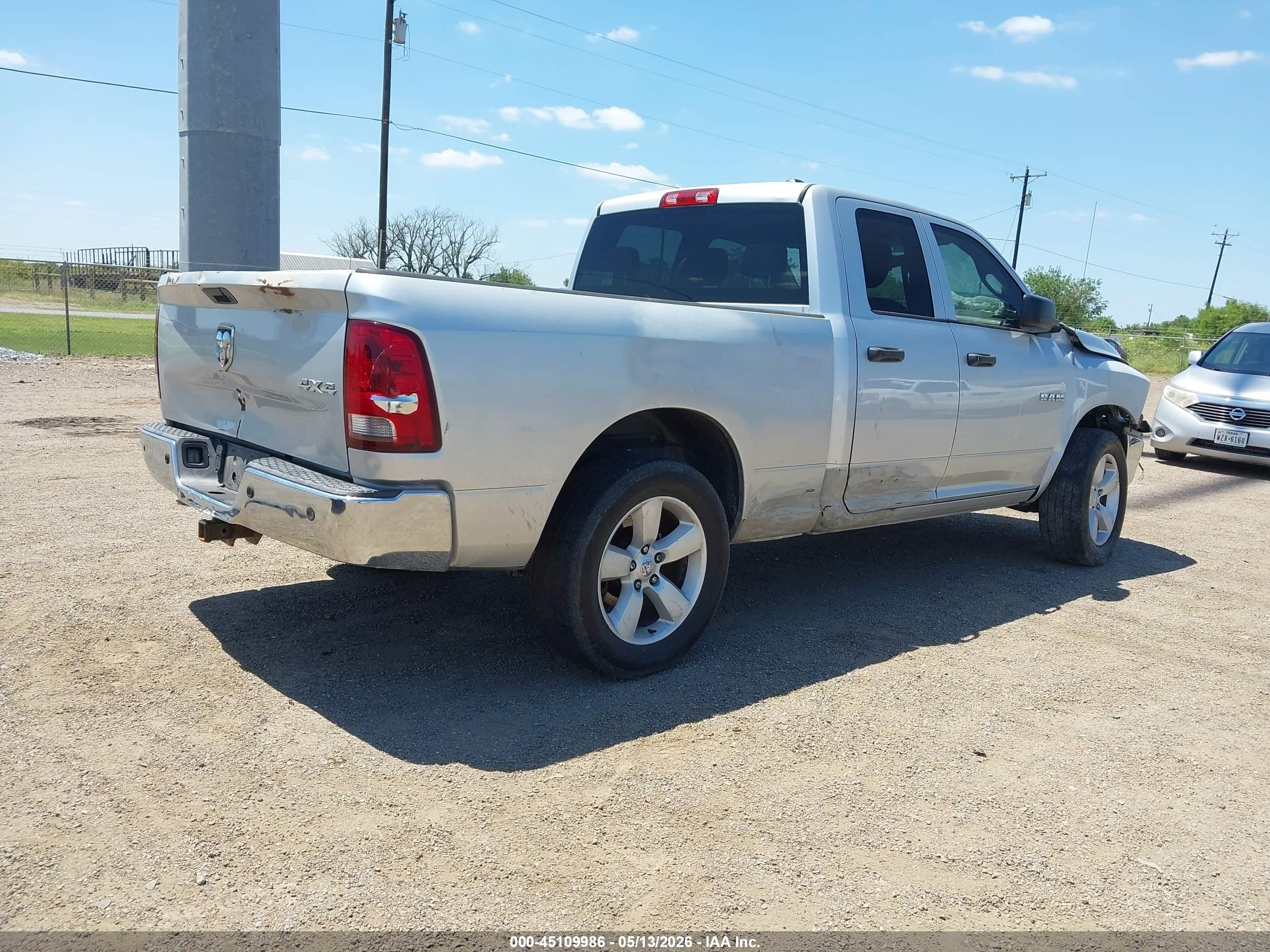 2010 Dodge Ram 1500 St Silver vin: 1D7RB1GP0AS213570