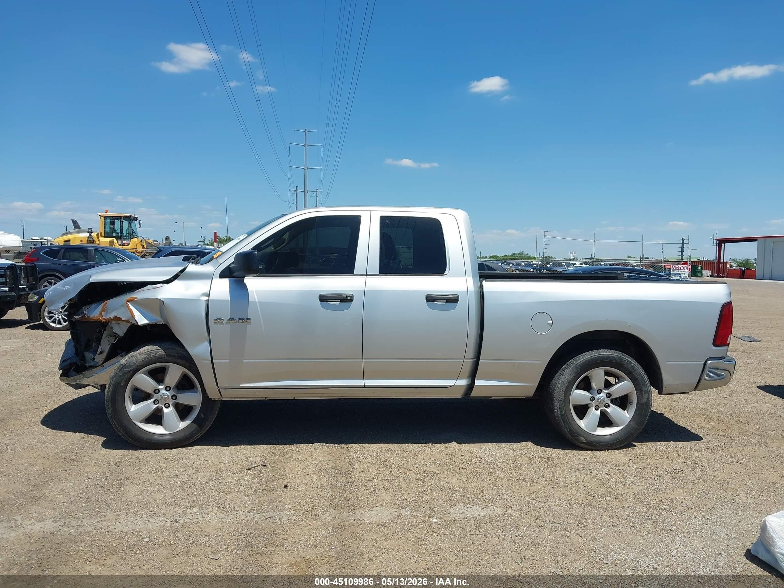 2010 Dodge Ram 1500 St Silver vin: 1D7RB1GP0AS213570