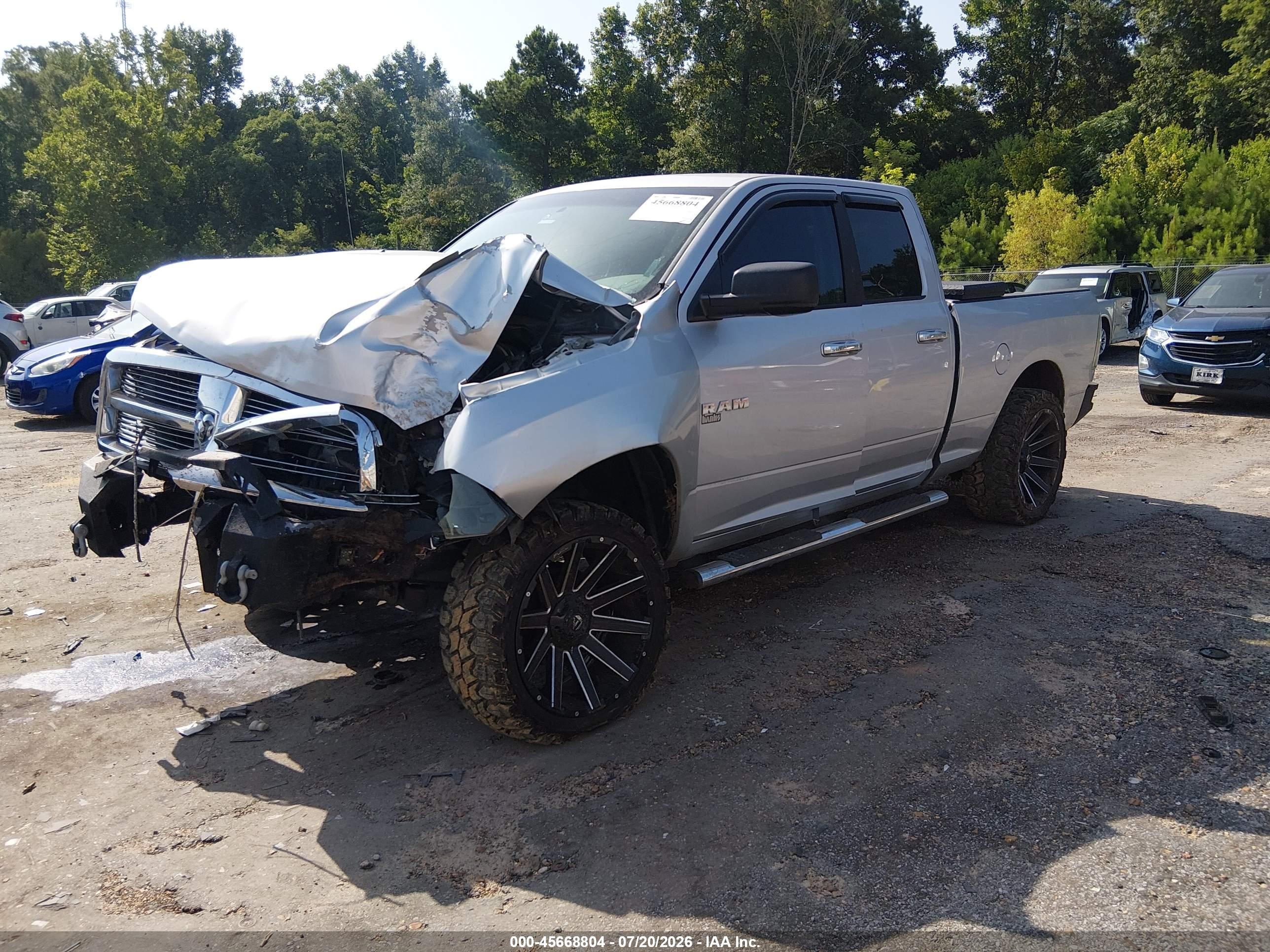 2010 Dodge Ram 1500 Slt/sport/trx Silver vin: 1D7RB1GP0AS249761