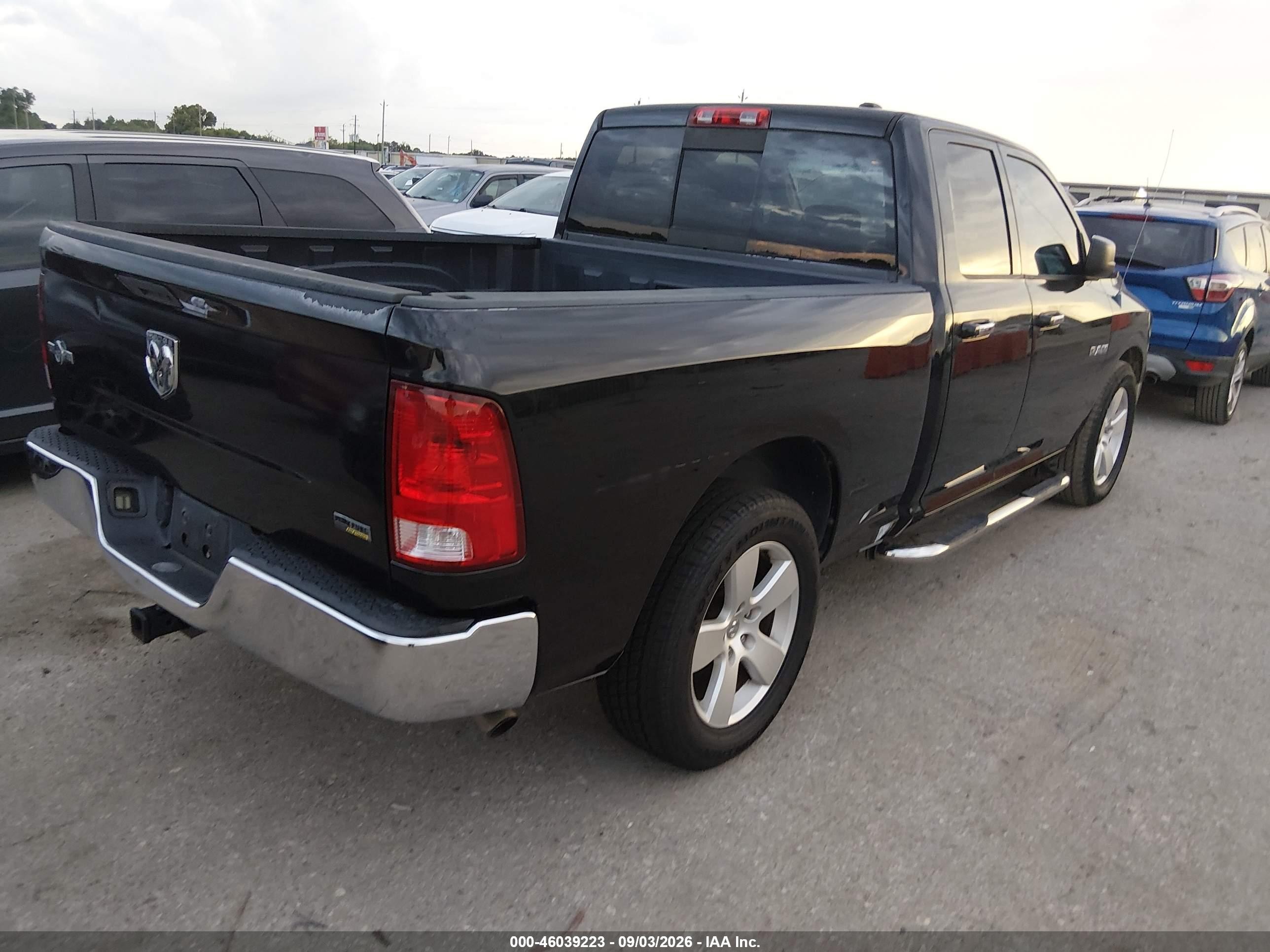 2010 Dodge Ram 1500 Slt/sport/trx Black vin: 1D7RB1GP1AS106382