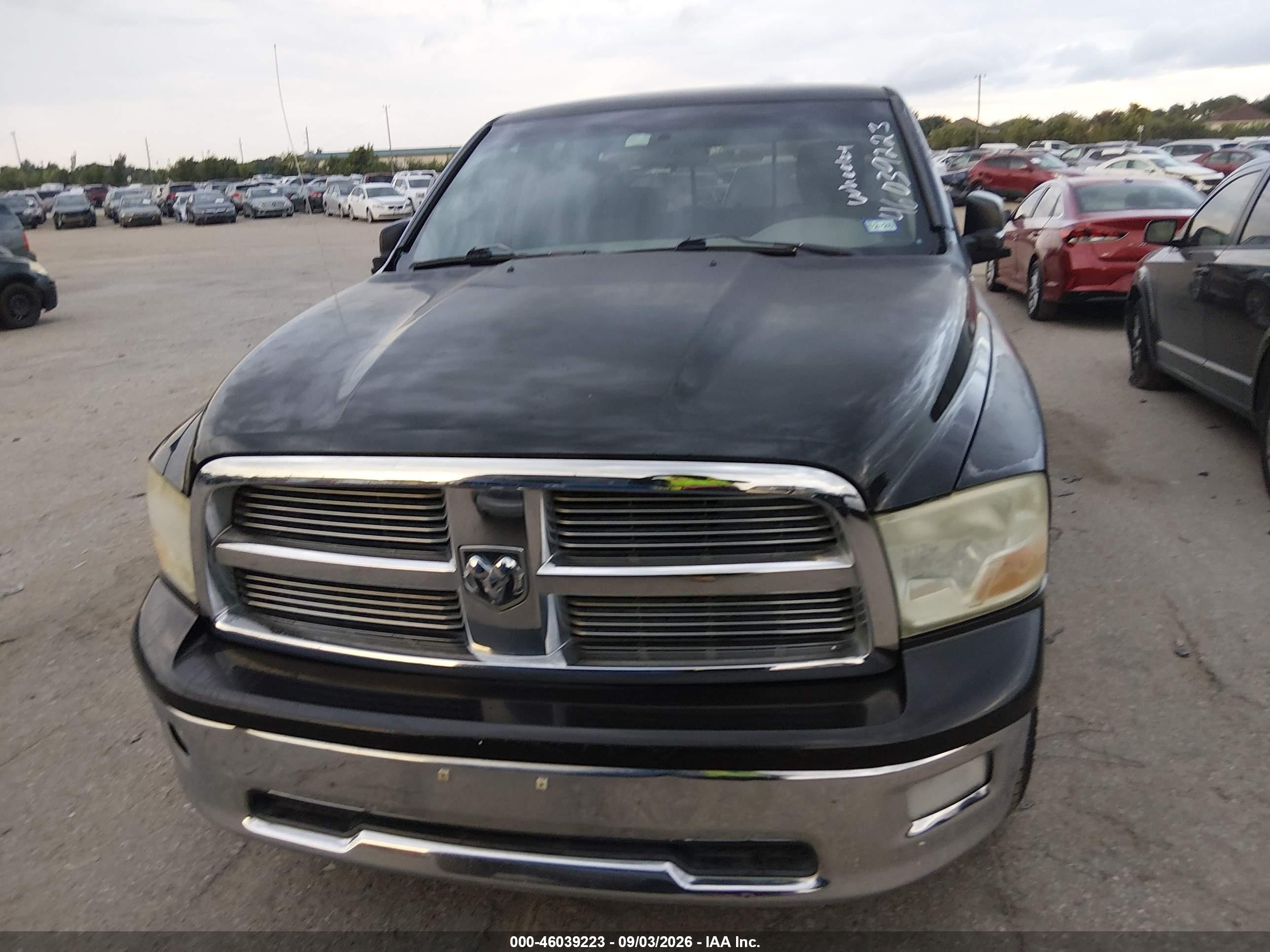 2010 Dodge Ram 1500 Slt/sport/trx Black vin: 1D7RB1GP1AS106382