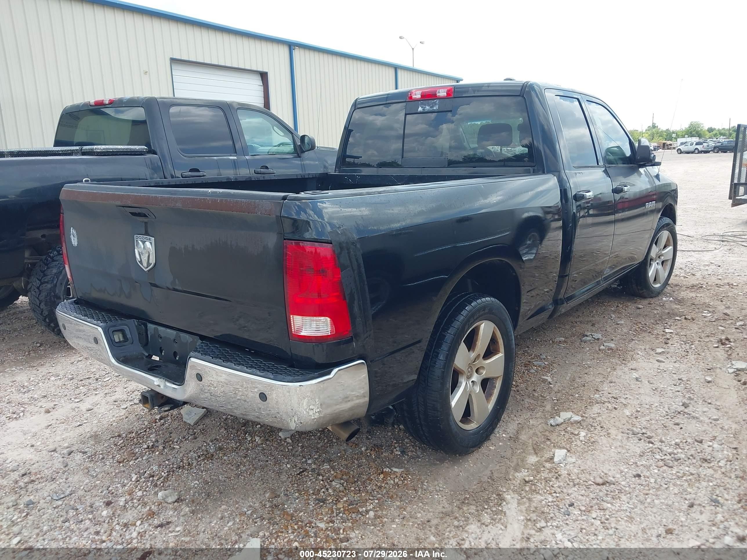 2010 Dodge Ram 1500 Slt/sport/trx Black vin: 1D7RB1GP2AS152349