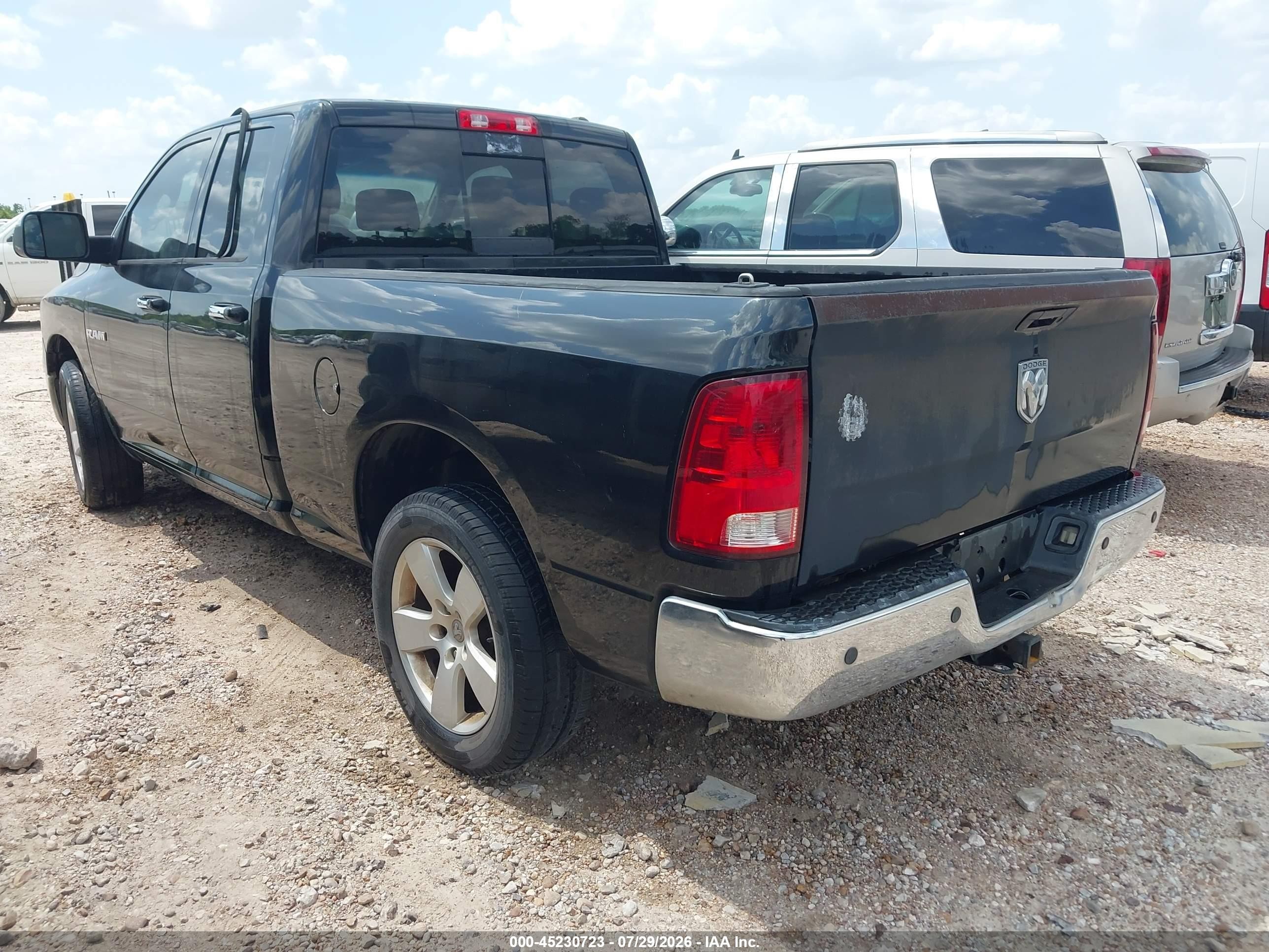 2010 Dodge Ram 1500 Slt/sport/trx Black vin: 1D7RB1GP2AS152349