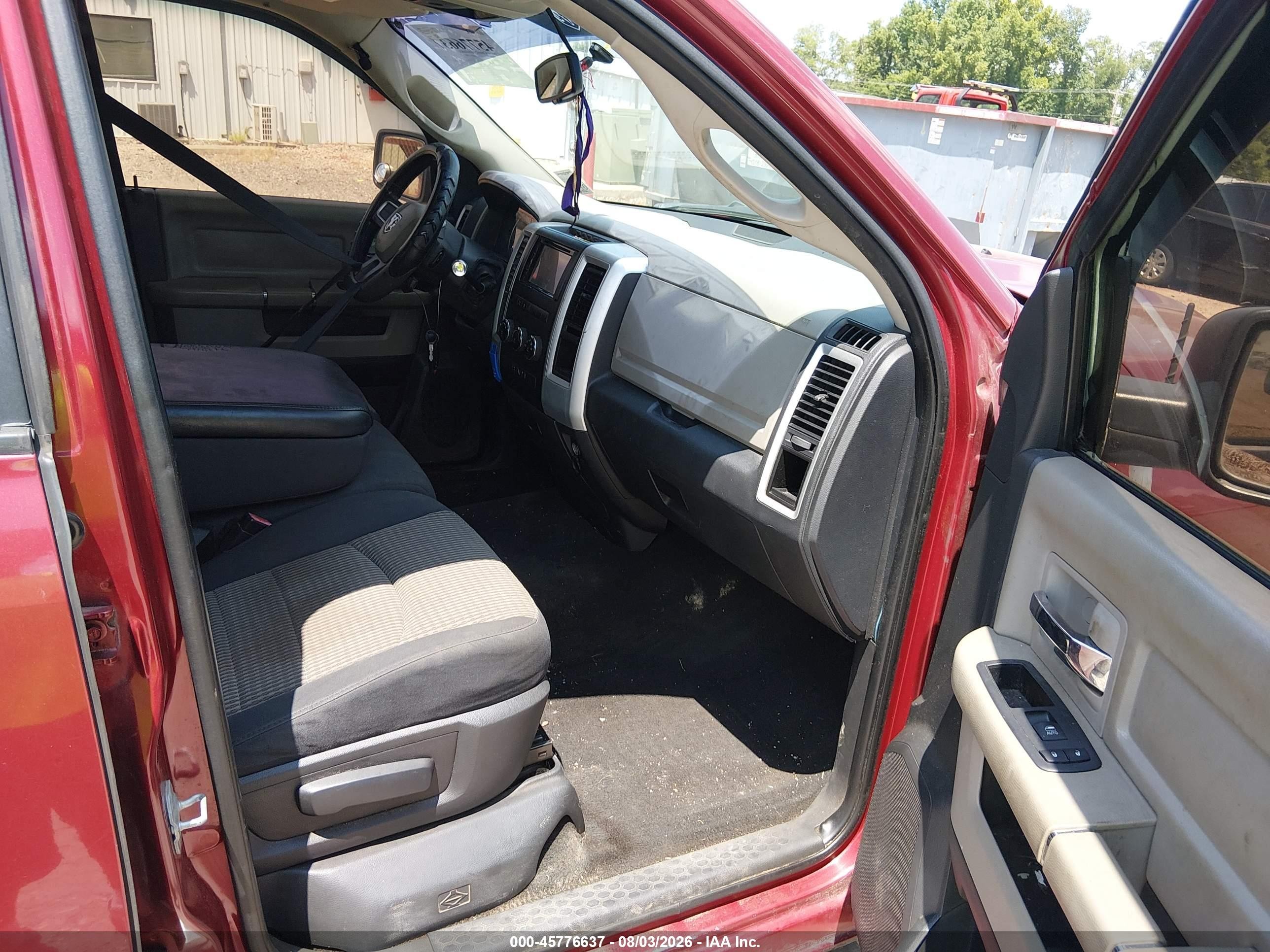 2011 Ram Ram 1500 Slt Maroon vin: 1D7RB1GP2BS615561