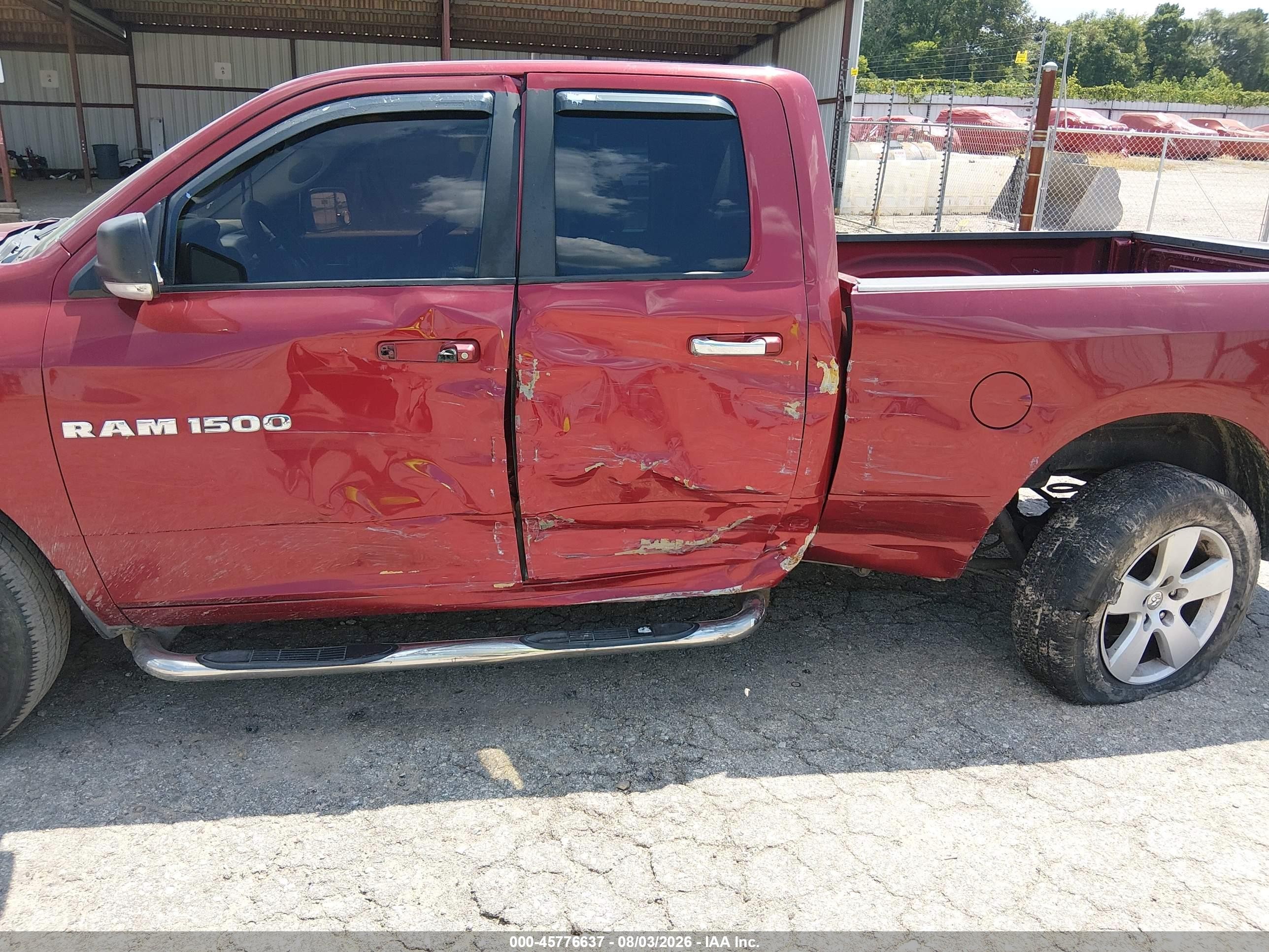 2011 Ram Ram 1500 Slt Maroon vin: 1D7RB1GP2BS615561