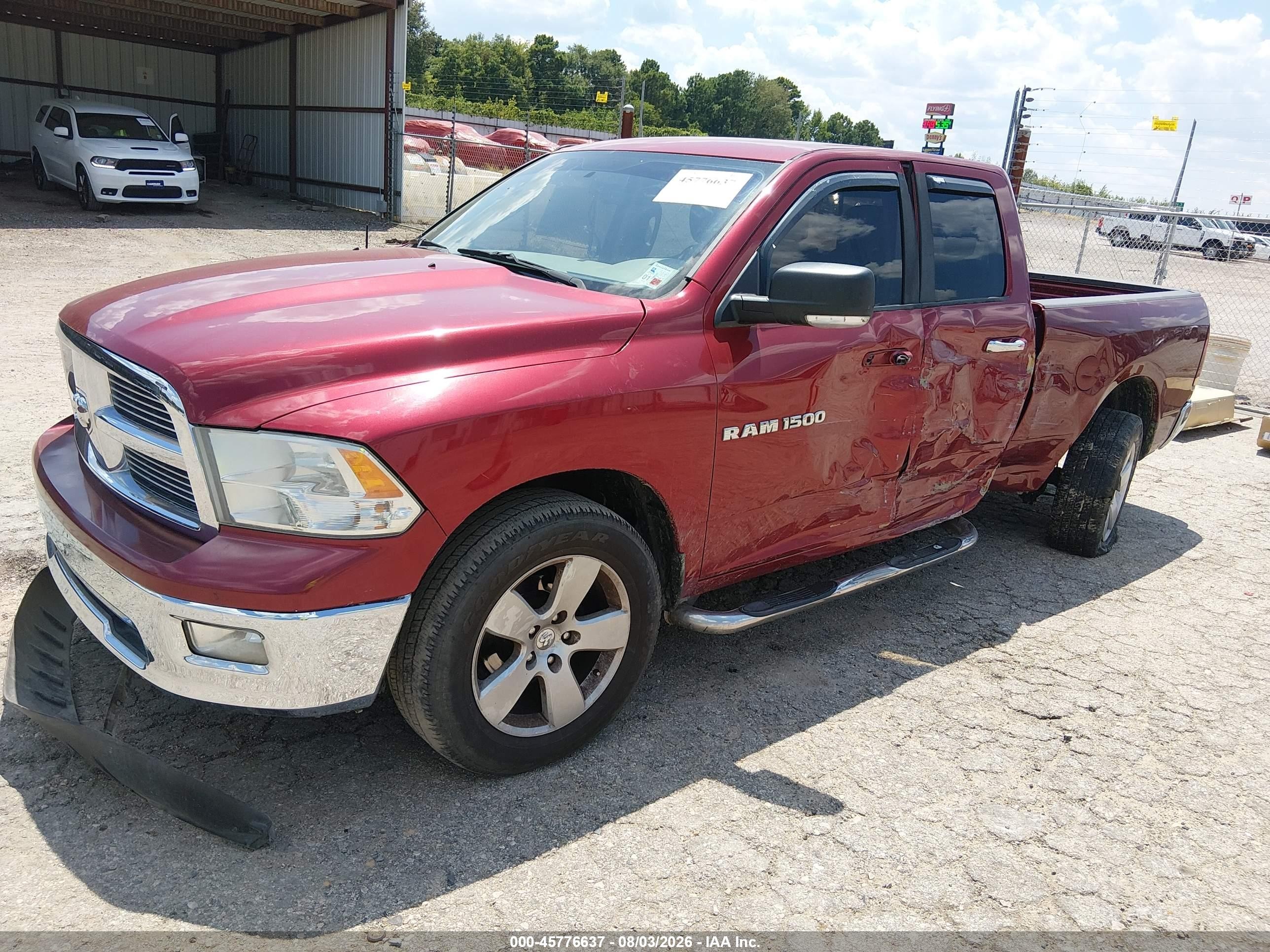 2011 Ram Ram 1500 Slt Maroon vin: 1D7RB1GP2BS615561