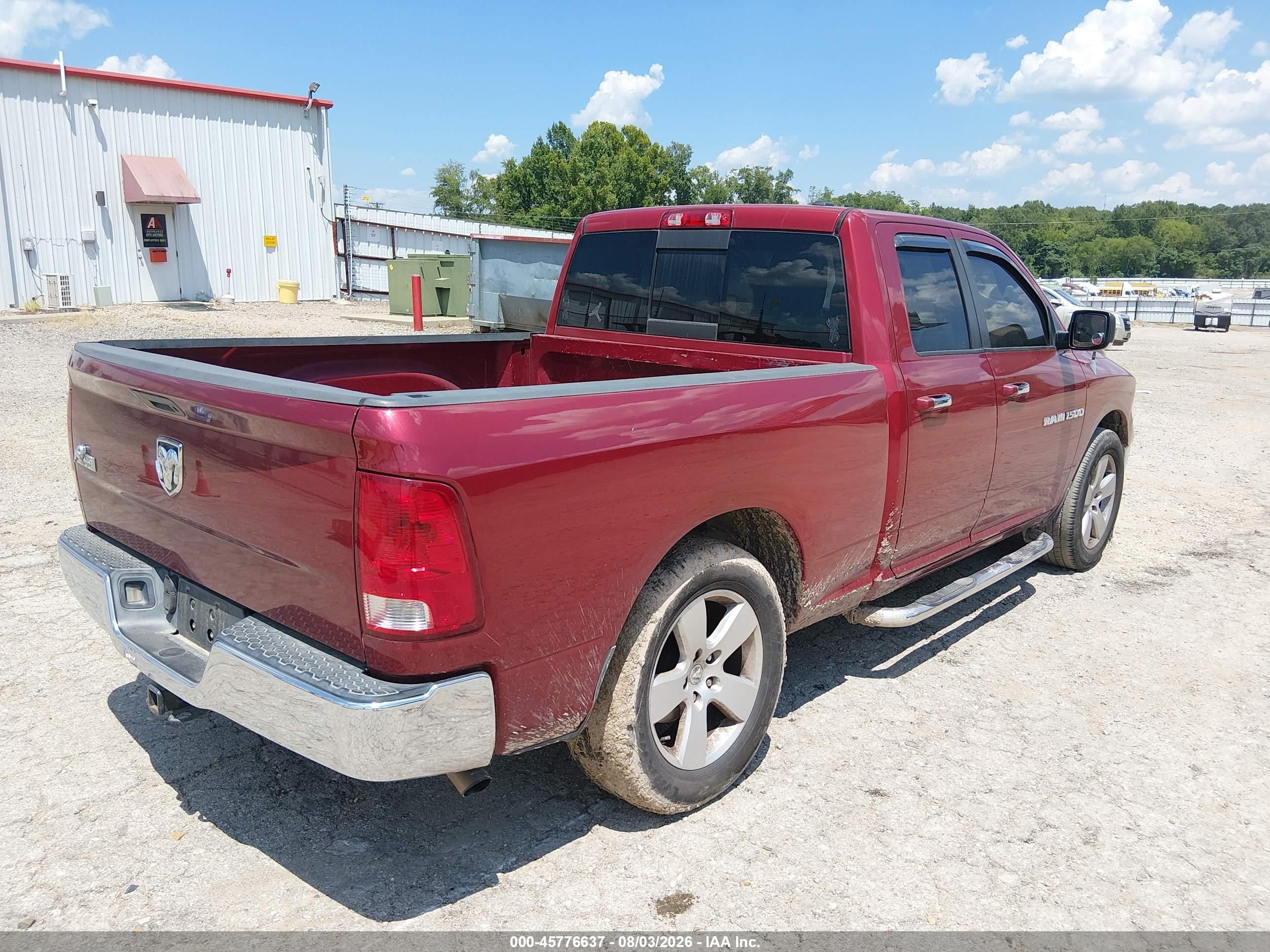 2011 Ram Ram 1500 Slt Maroon vin: 1D7RB1GP2BS615561