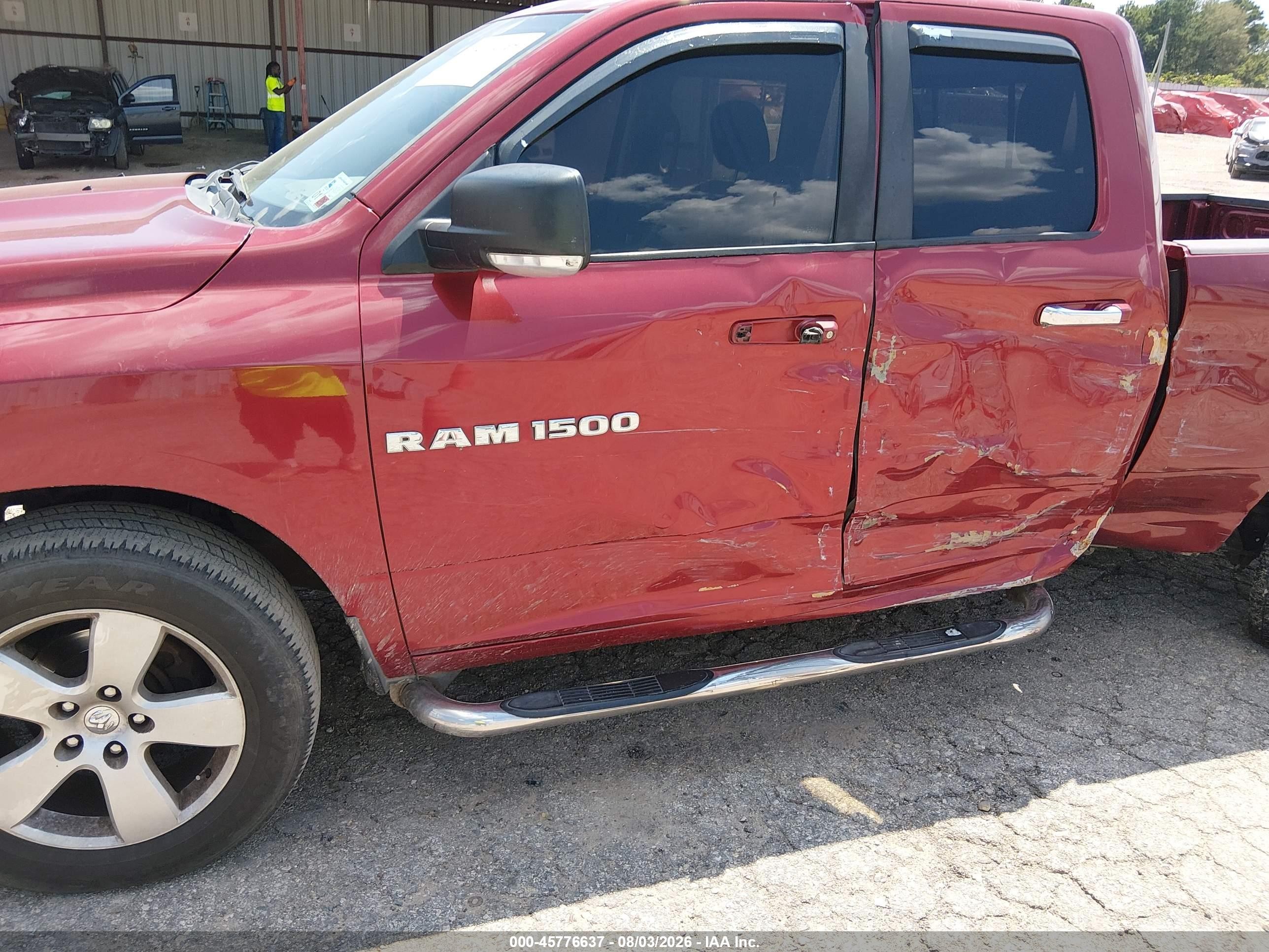 2011 Ram Ram 1500 Slt Maroon vin: 1D7RB1GP2BS615561