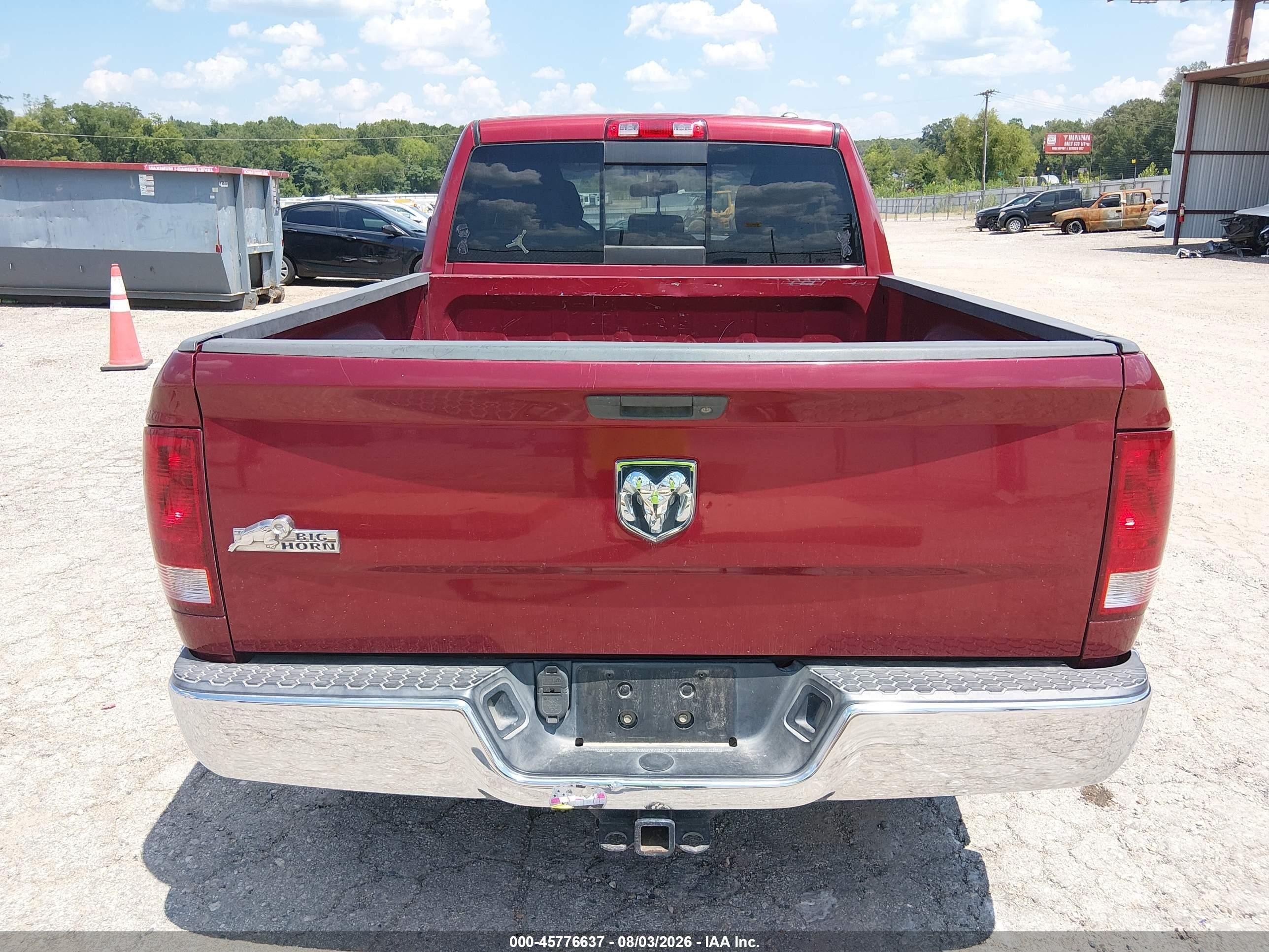 2011 Ram Ram 1500 Slt Maroon vin: 1D7RB1GP2BS615561