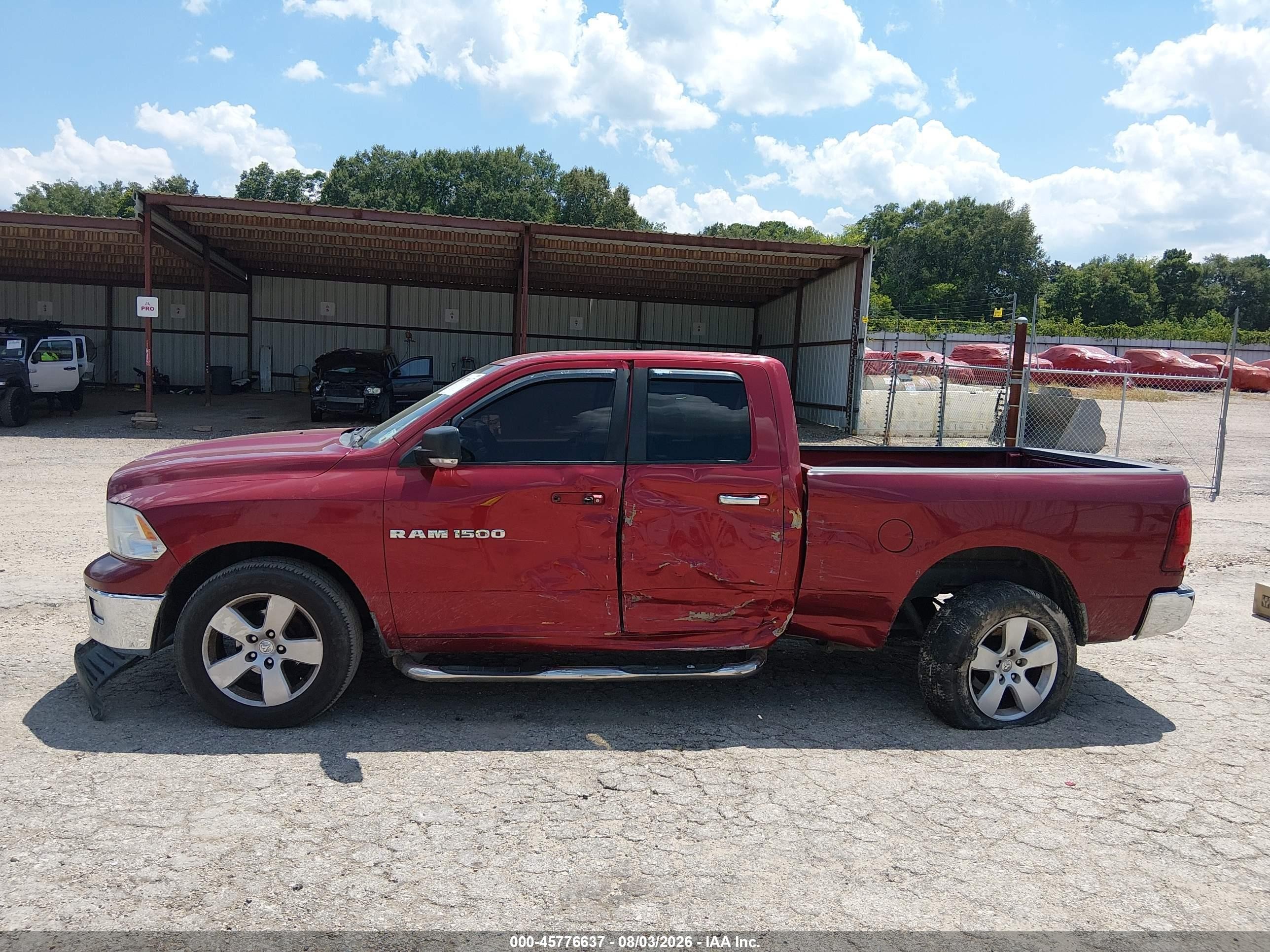 2011 Ram Ram 1500 Slt Maroon vin: 1D7RB1GP2BS615561