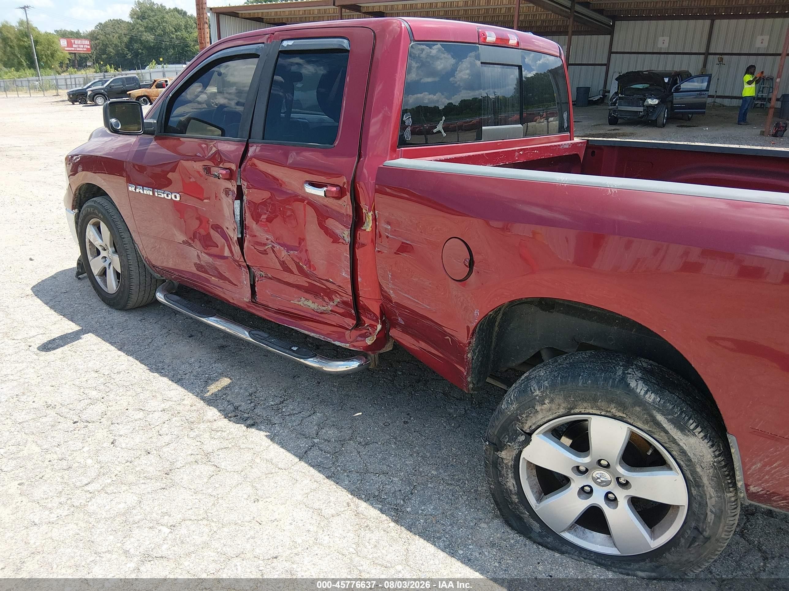2011 Ram Ram 1500 Slt Maroon vin: 1D7RB1GP2BS615561