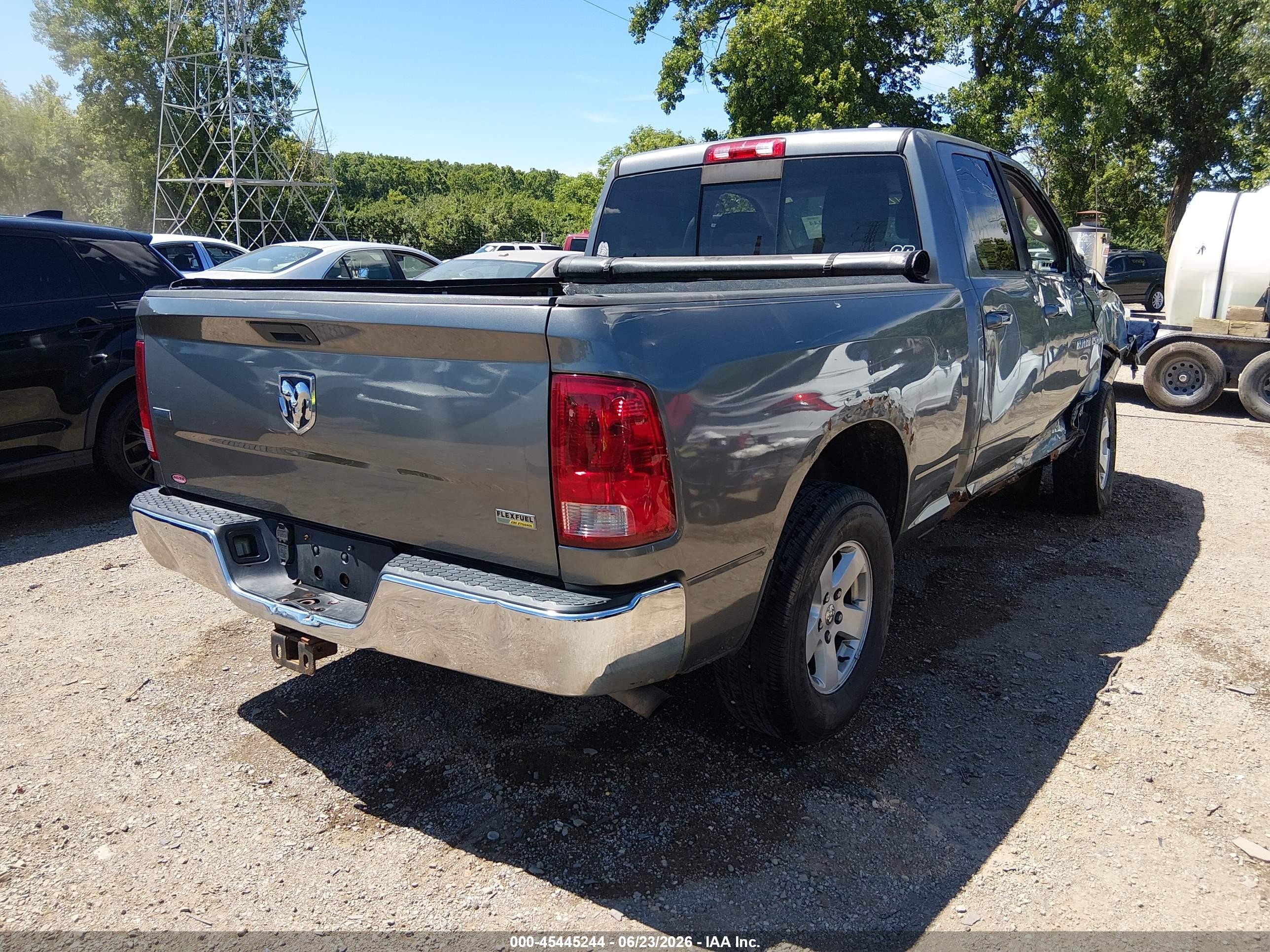 2011 Ram Ram 1500 Slt Gray vin: 1D7RB1GP3BS696165