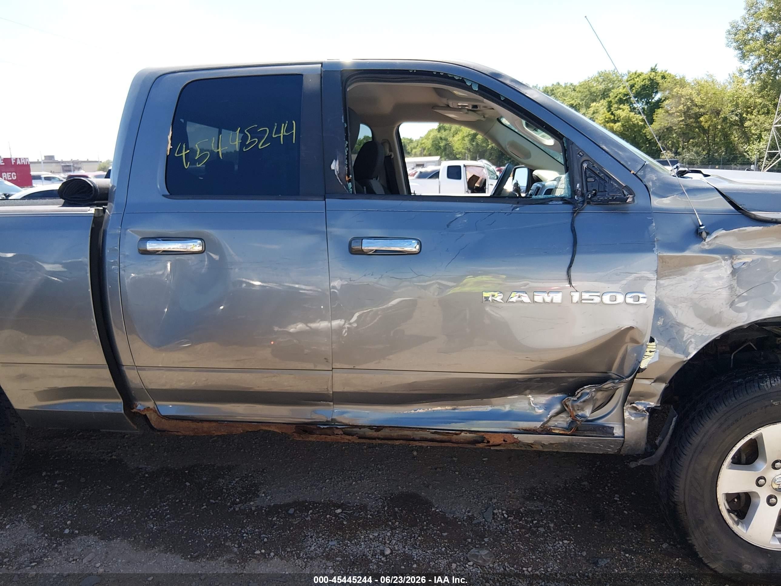 2011 Ram Ram 1500 Slt Gray vin: 1D7RB1GP3BS696165