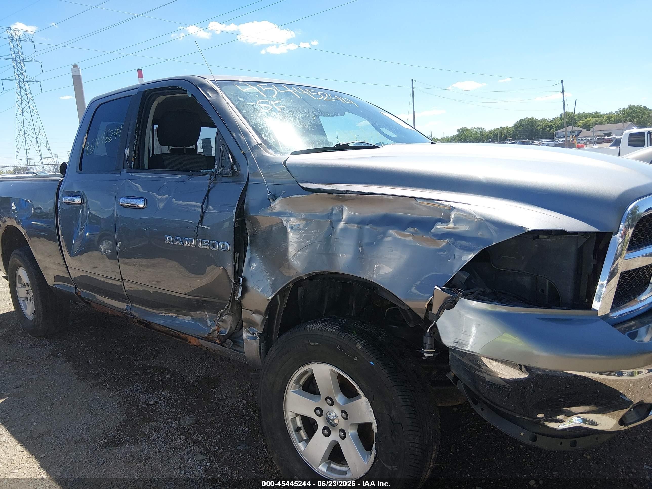2011 Ram Ram 1500 Slt Gray vin: 1D7RB1GP3BS696165