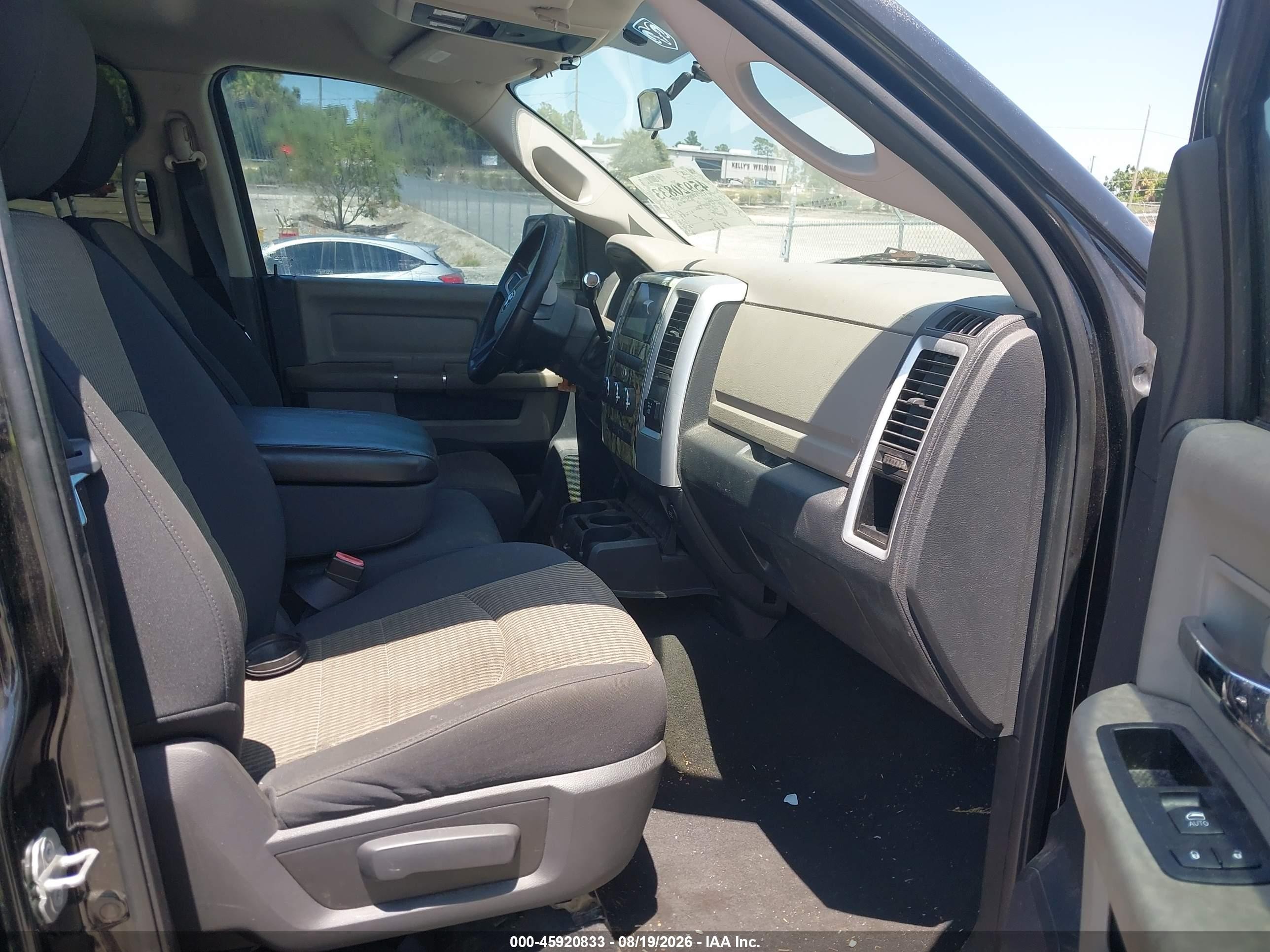 2010 Dodge Ram 1500 Slt/sport/trx Black vin: 1D7RB1GP4AS110491