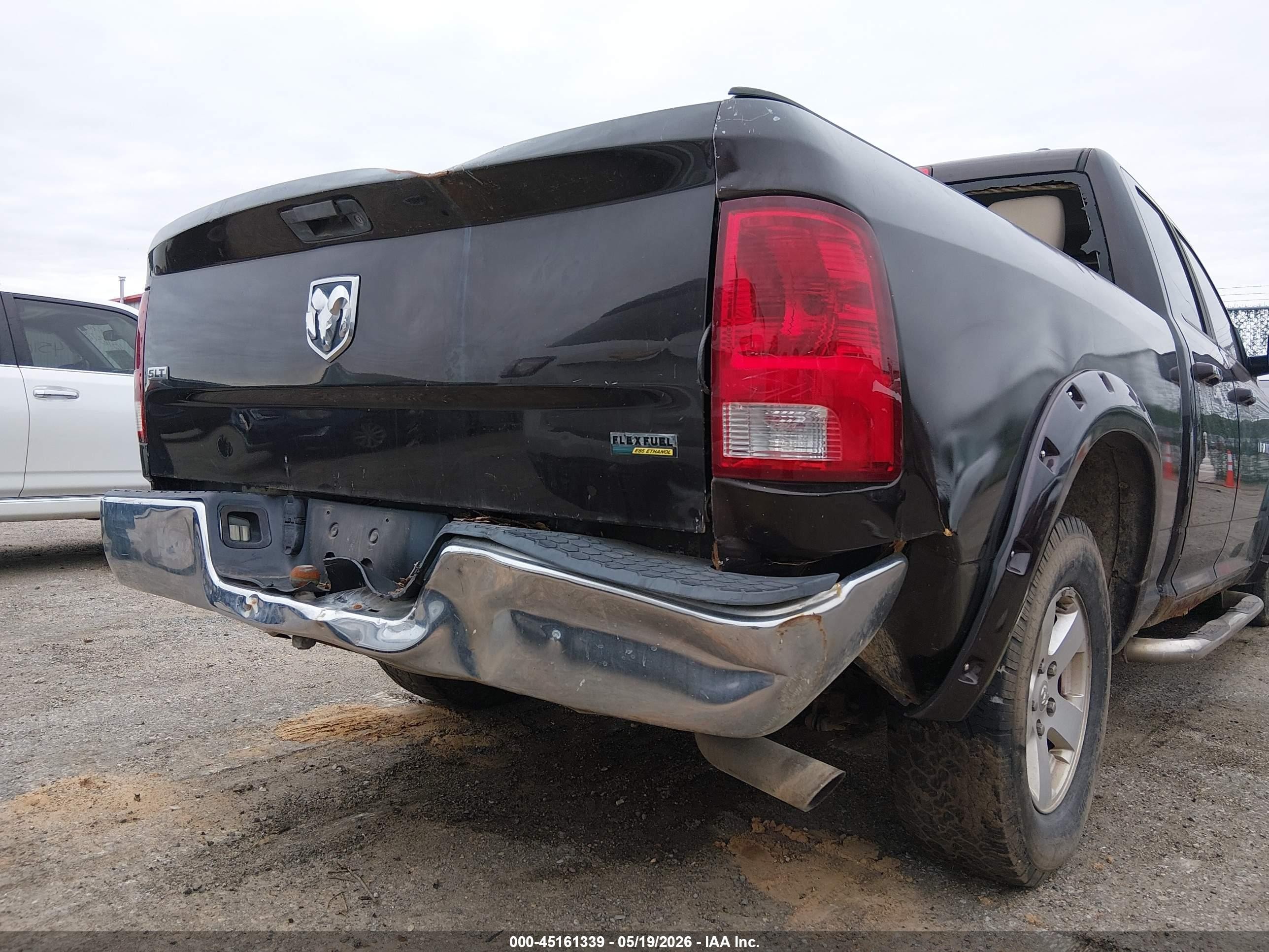 2011 Ram Ram 1500 Slt Black vin: 1D7RB1GP4BS533265