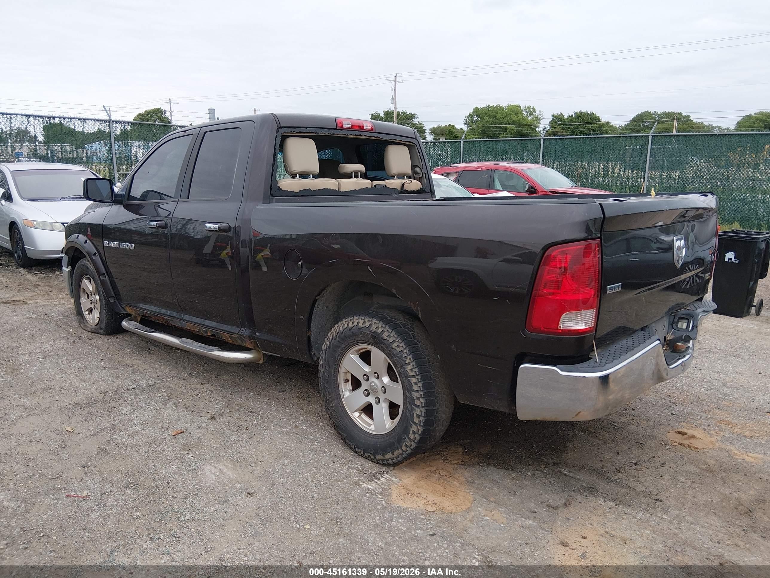 2011 Ram Ram 1500 Slt Black vin: 1D7RB1GP4BS533265