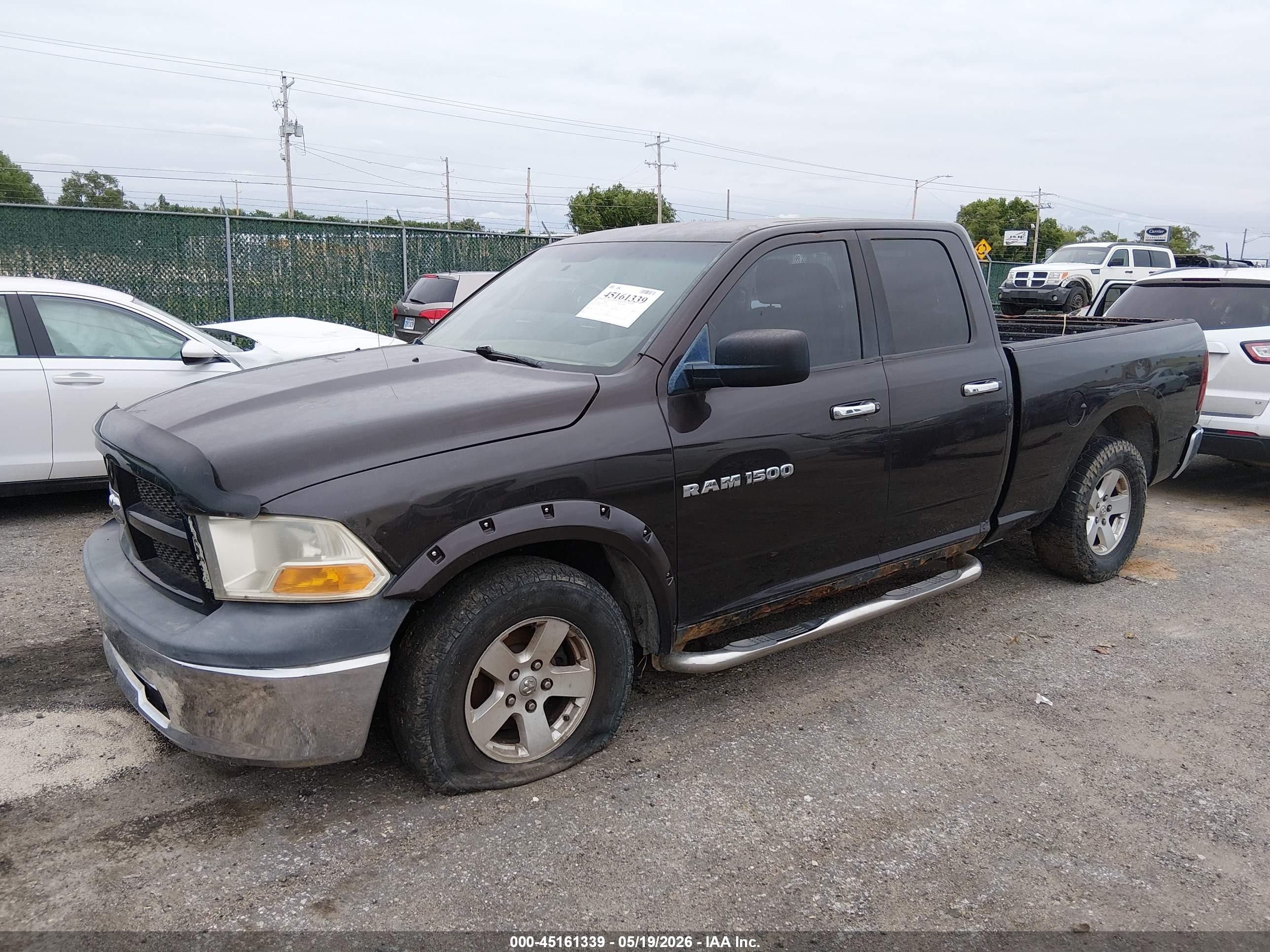 2011 Ram Ram 1500 Slt Black vin: 1D7RB1GP4BS533265