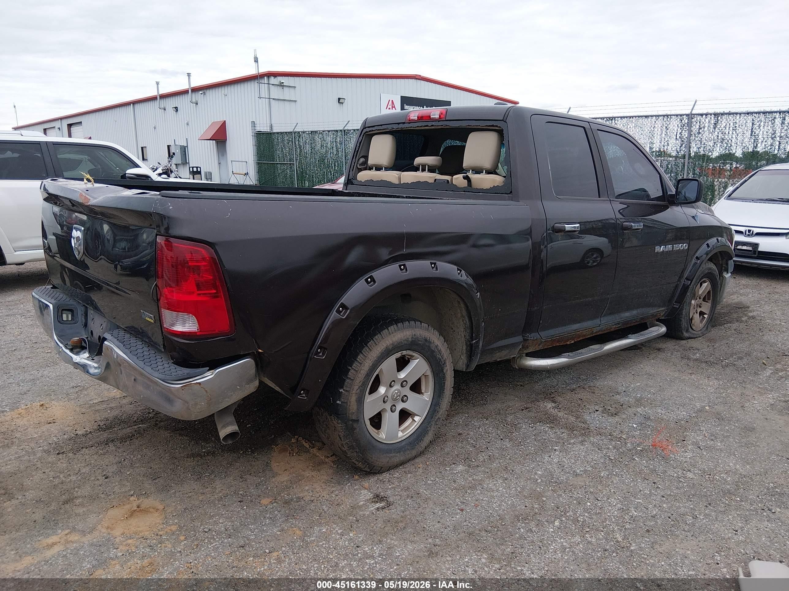 2011 Ram Ram 1500 Slt Black vin: 1D7RB1GP4BS533265