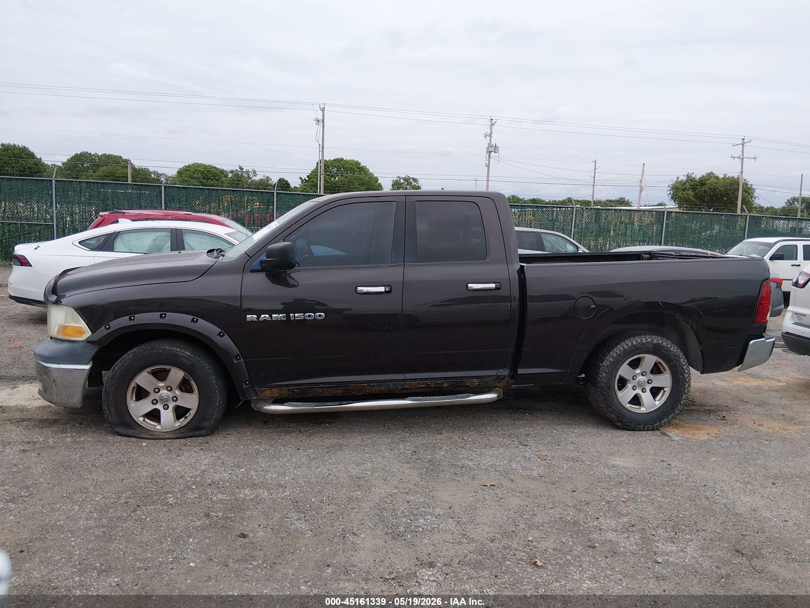 2011 Ram Ram 1500 Slt Black vin: 1D7RB1GP4BS533265