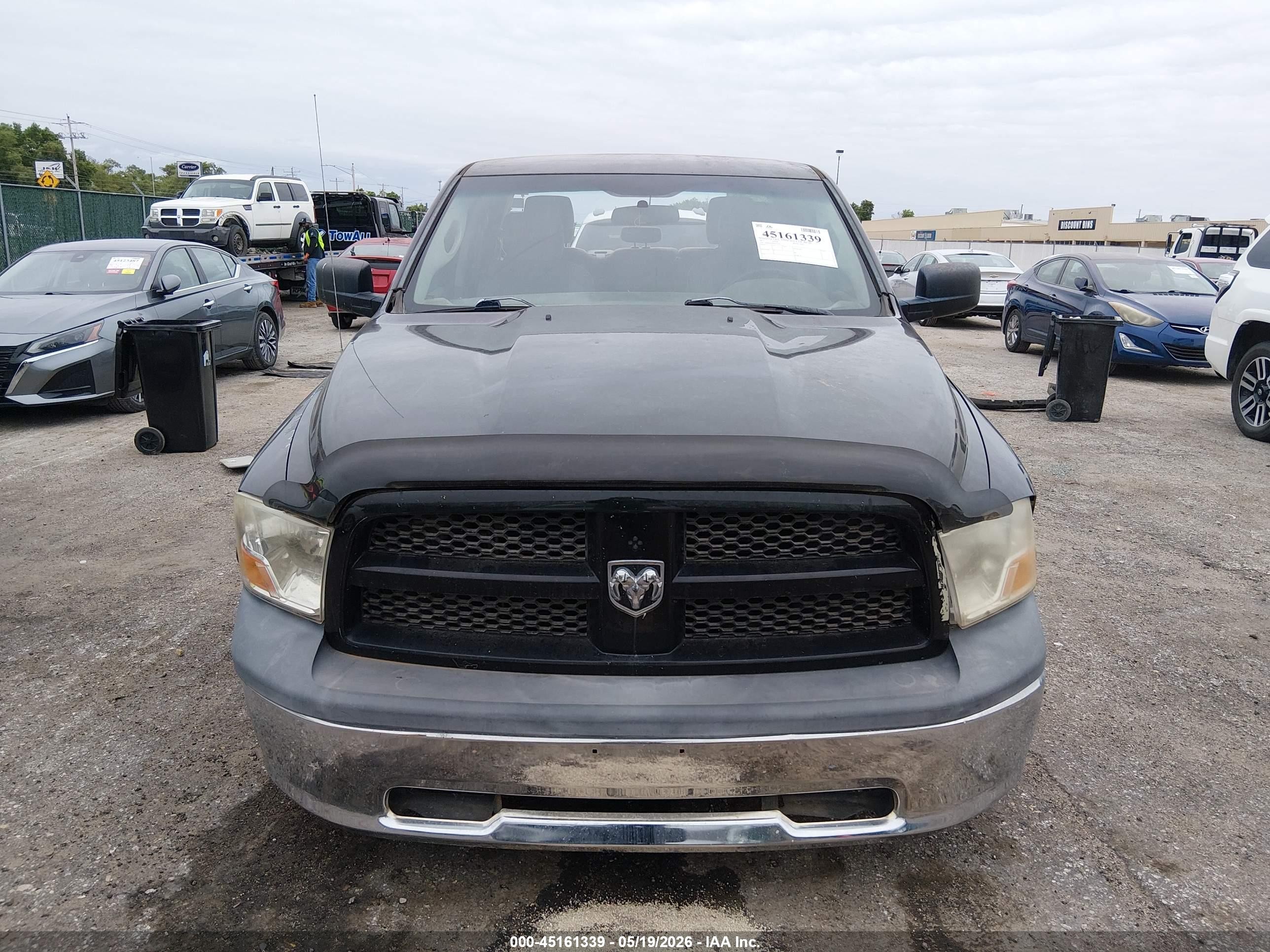 2011 Ram Ram 1500 Slt Black vin: 1D7RB1GP4BS533265