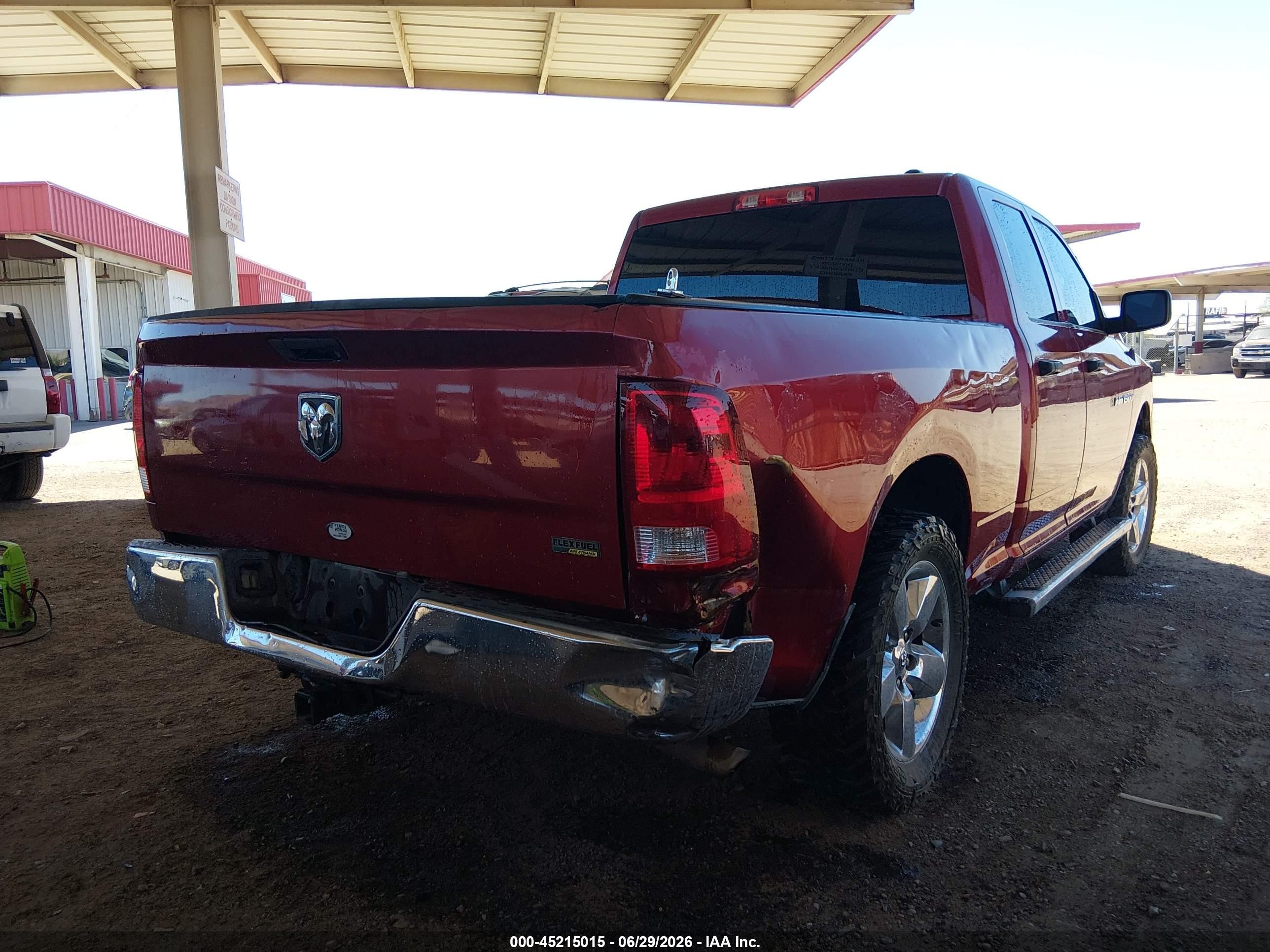 2011 Ram Ram 1500 St Burgundy vin: 1D7RB1GP4BS615481
